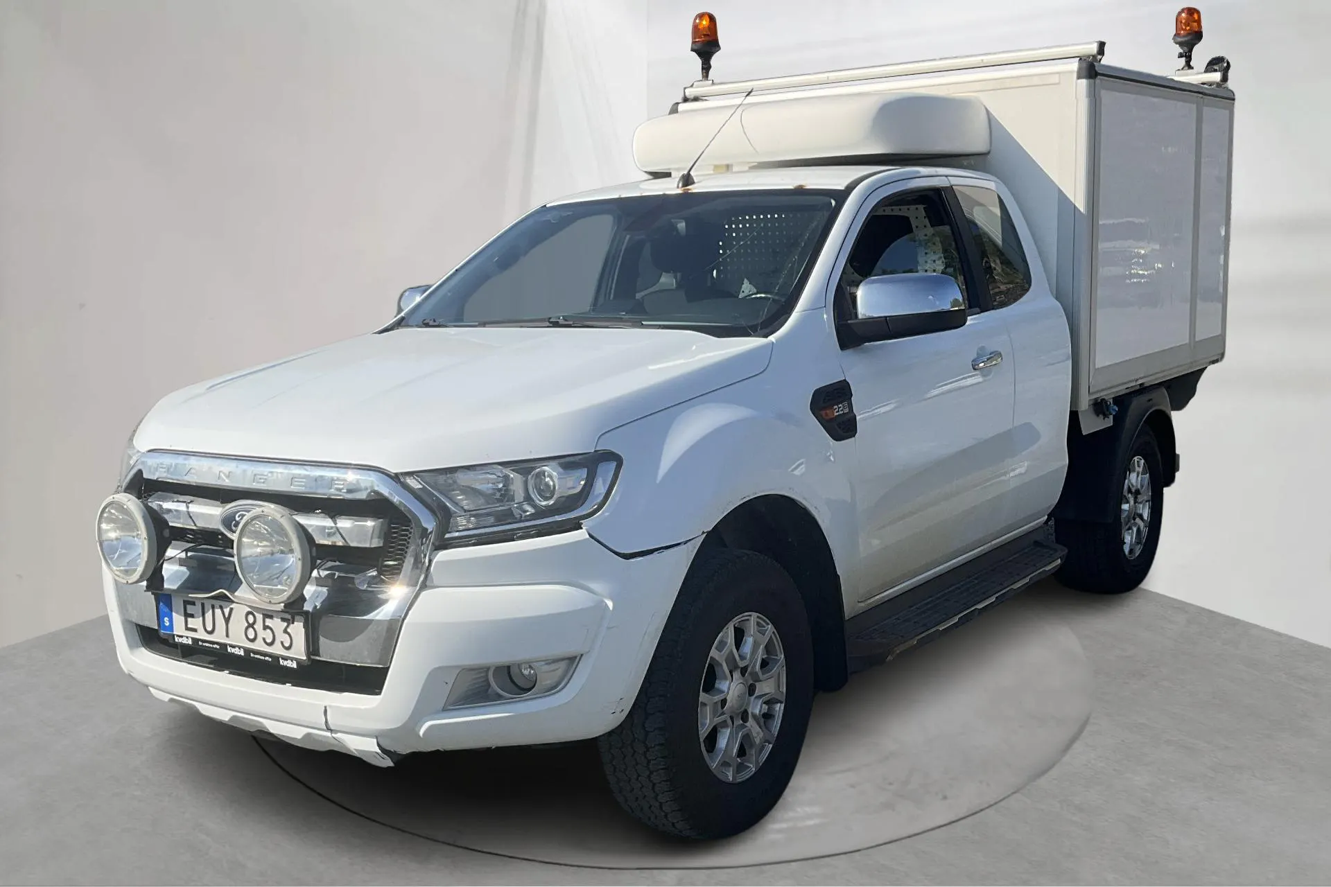 Presentation photo 1 of 19: Ford Ranger 2.2 TDCi 4WD (160hk) - 216 200 km - Manual - white - 2017