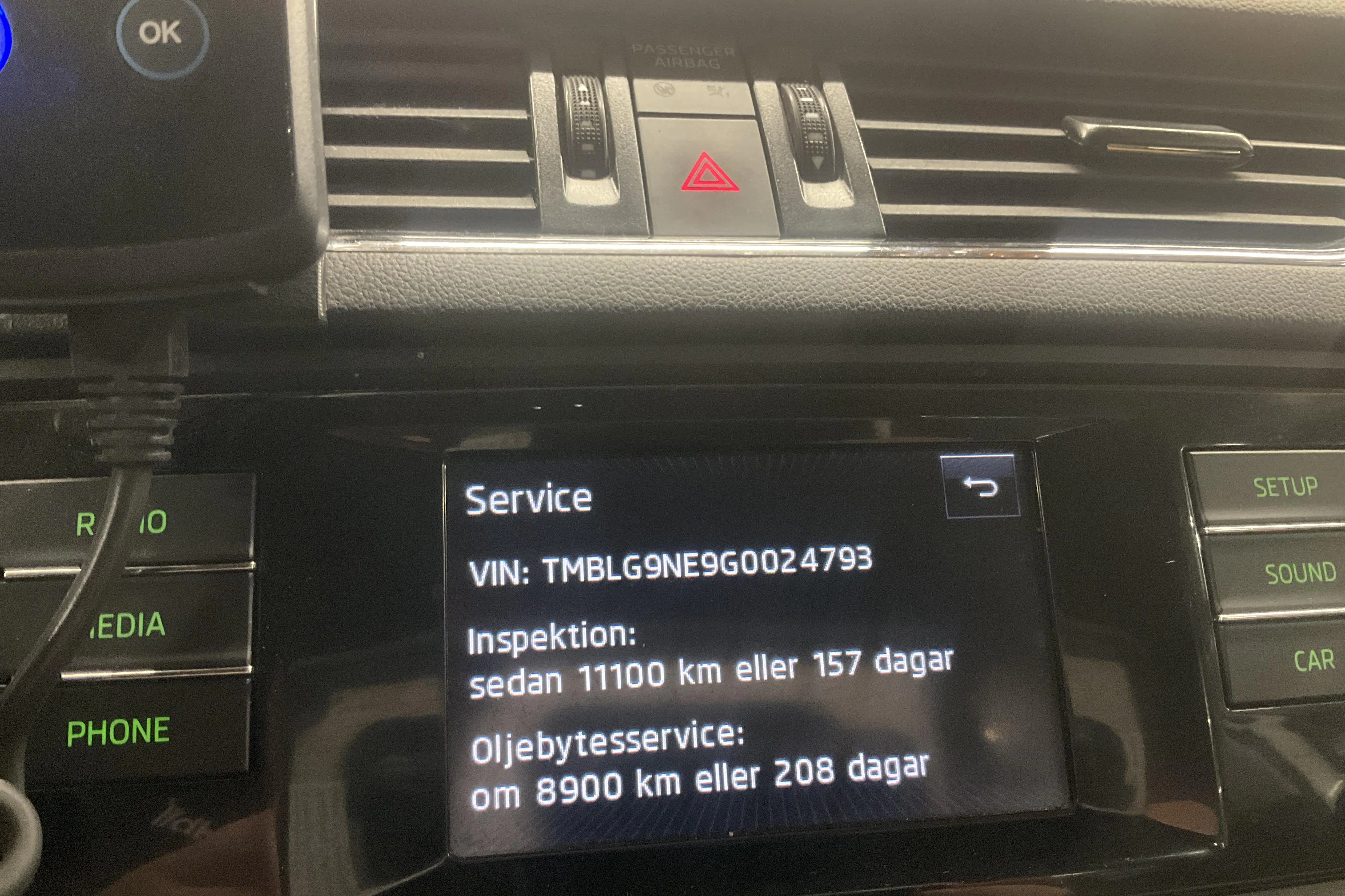 Presentation photo 16 of 16: Skoda Octavia III 1.6 TDI Combi 4X4 (110hk) - 220 280 km - Manual - white - 2016