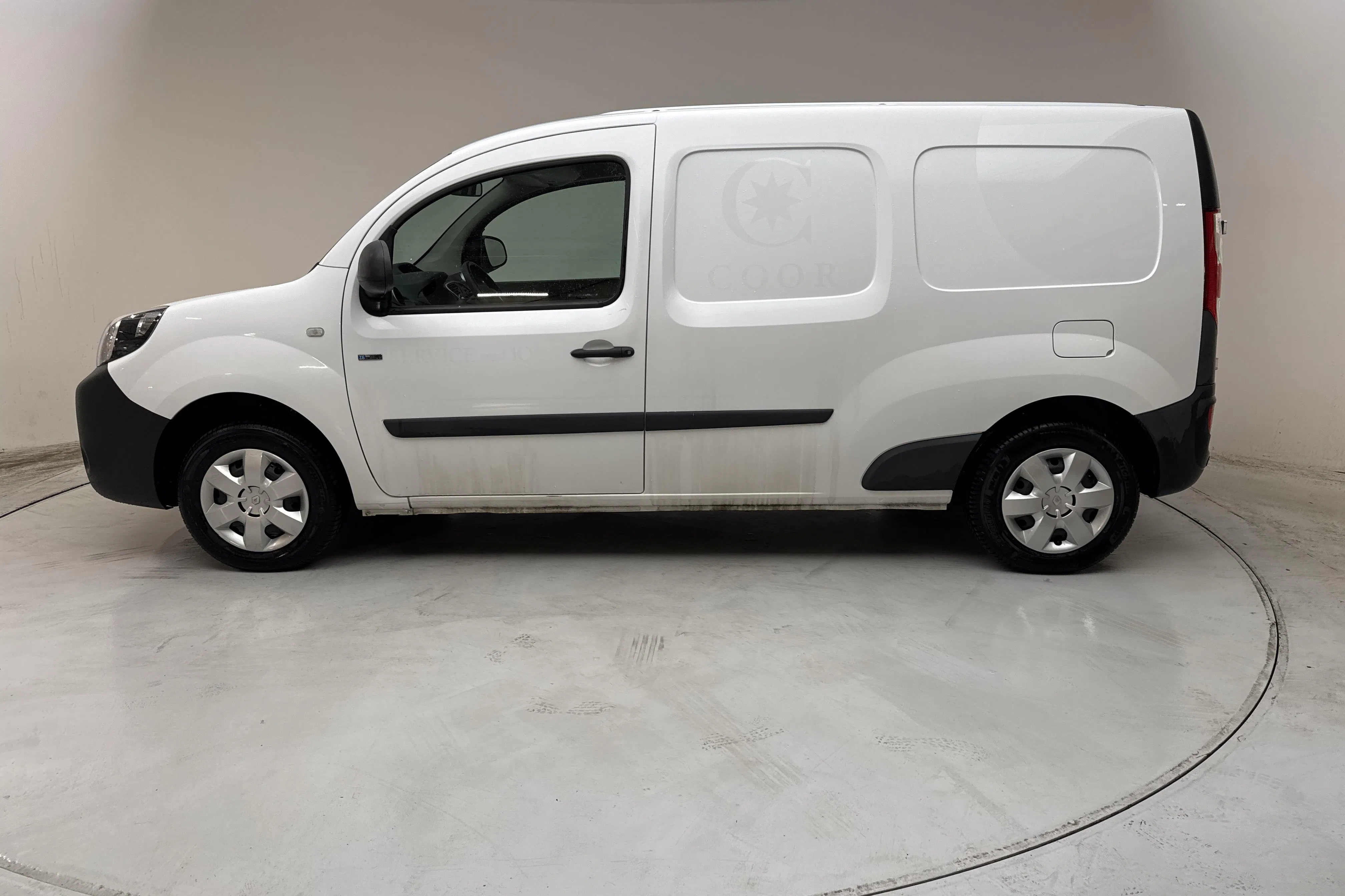 Presentationsfoto 2 av 15: Renault Kangoo Z.E Power Plus 33kWh Maxi Skåp (60hk) - 3 579 mil - Automat - vit - 2021