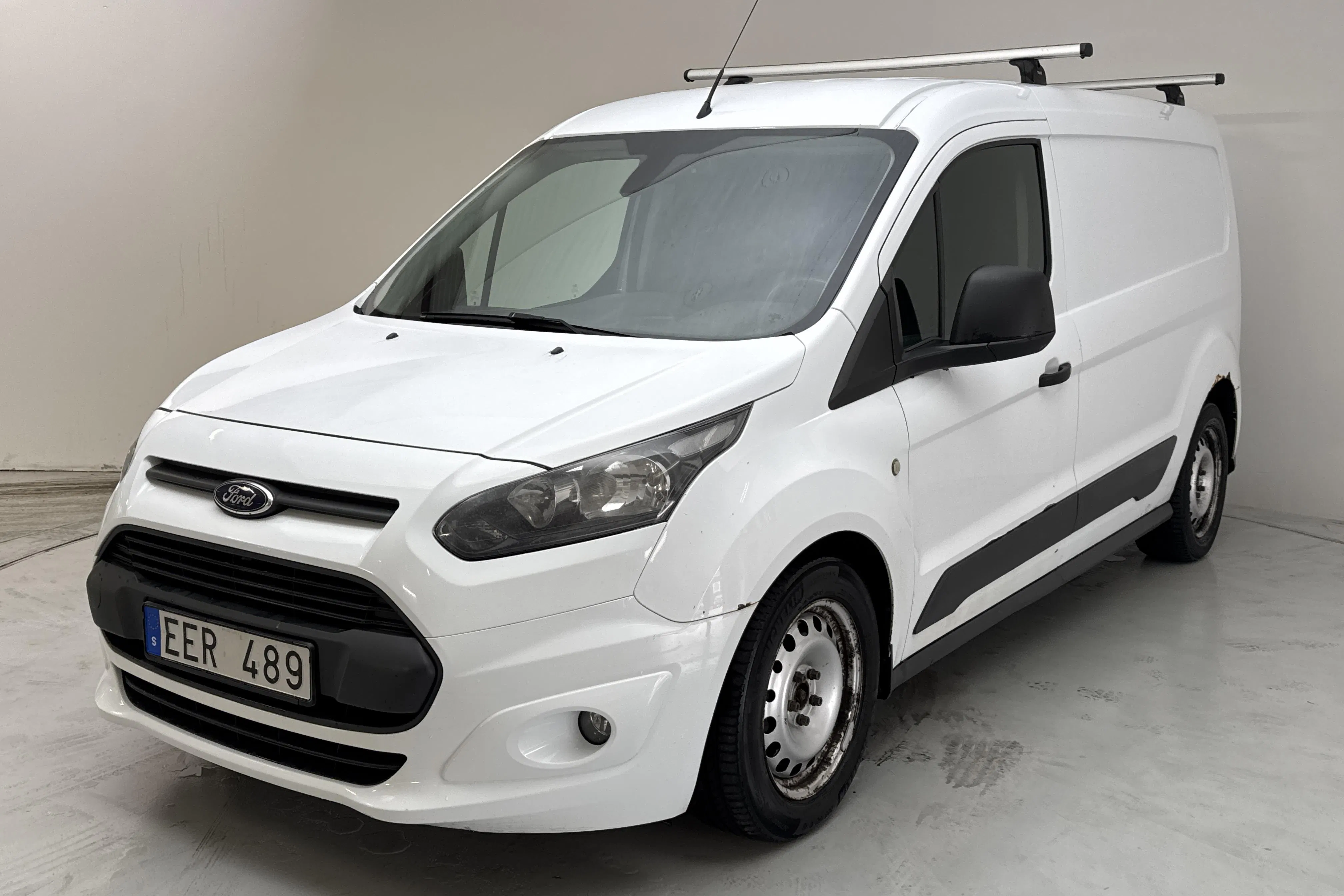 Presentation photo 1 of 12: Ford Transit Connect 1.6 TDCi (115hk) - 199 780 km - Manual - white - 2014
