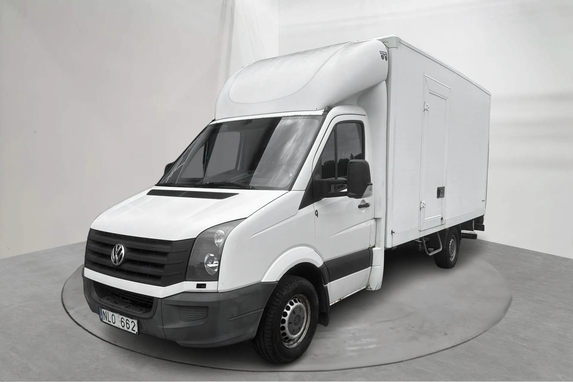 Presentationsfoto 1 av 15: VW Crafter 35 2.0 TDI Volymskåp  (163hk) - 27 873 mil - Manuell - vit - 2013