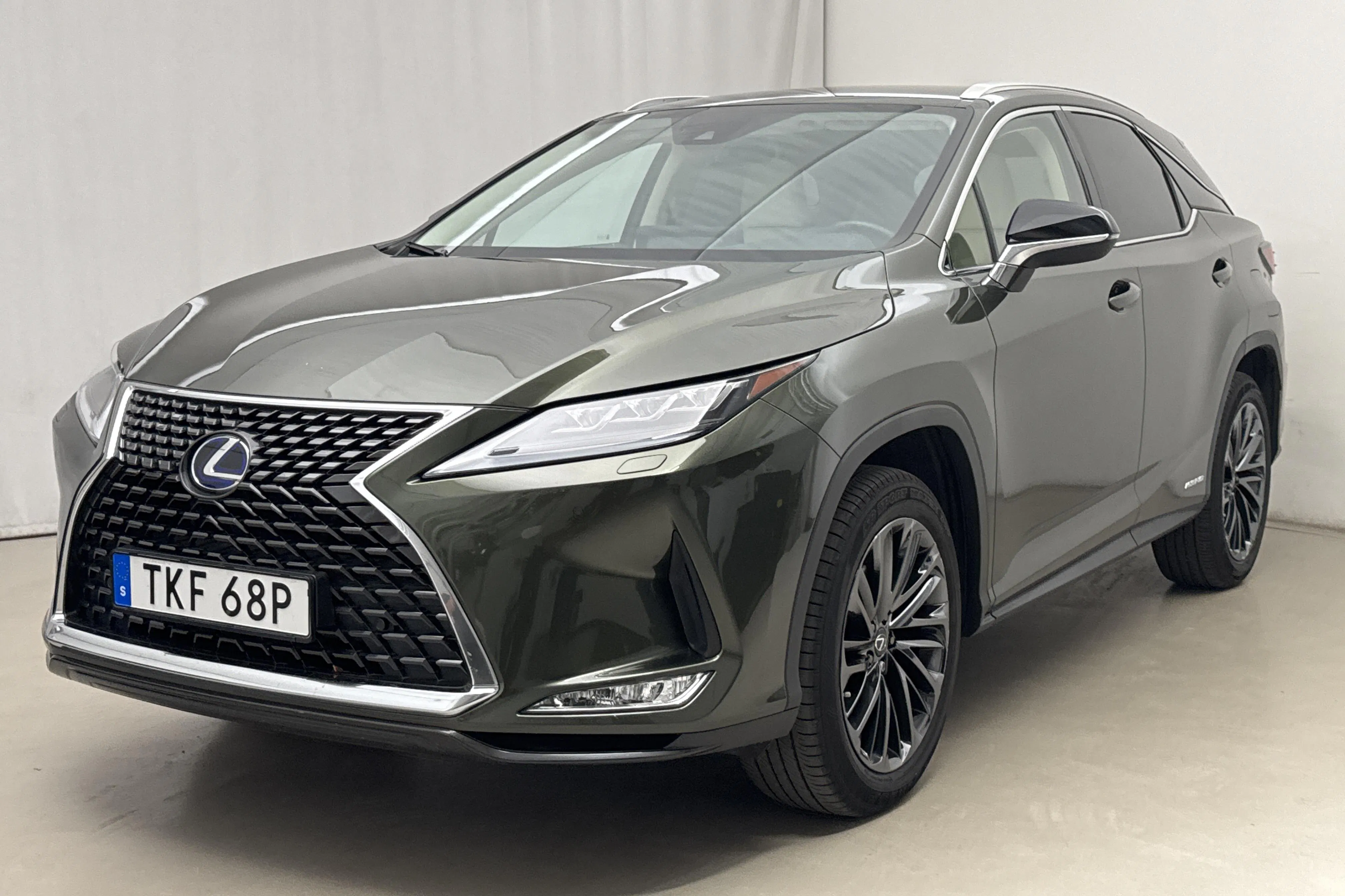 Presentation photo 1 of 21: Lexus RX 450h AWD (313hk) - 33 840 km - Automatic - green - 2022