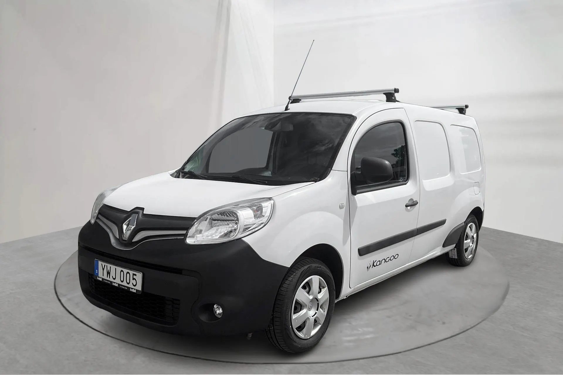 Presentation photo 1 of 14: Renault Kangoo 1.5 dCi Maxi Skåp (110hk) - 109 620 km - Manual - white - 2018