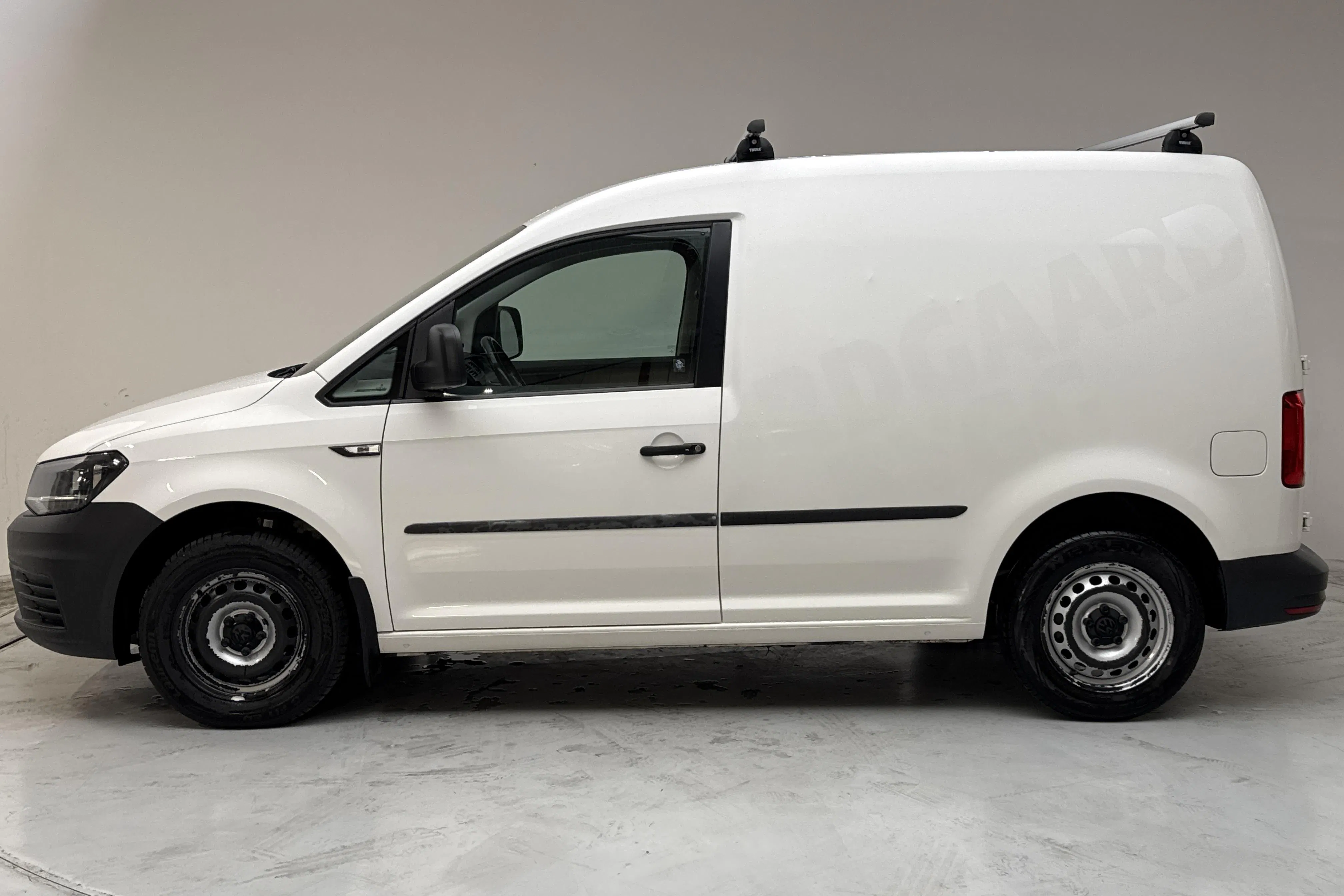 Presentation photo 2 of 11: VW Caddy 2.0 TDI Skåp (75hk) - 124 790 km - Manual - white - 2018