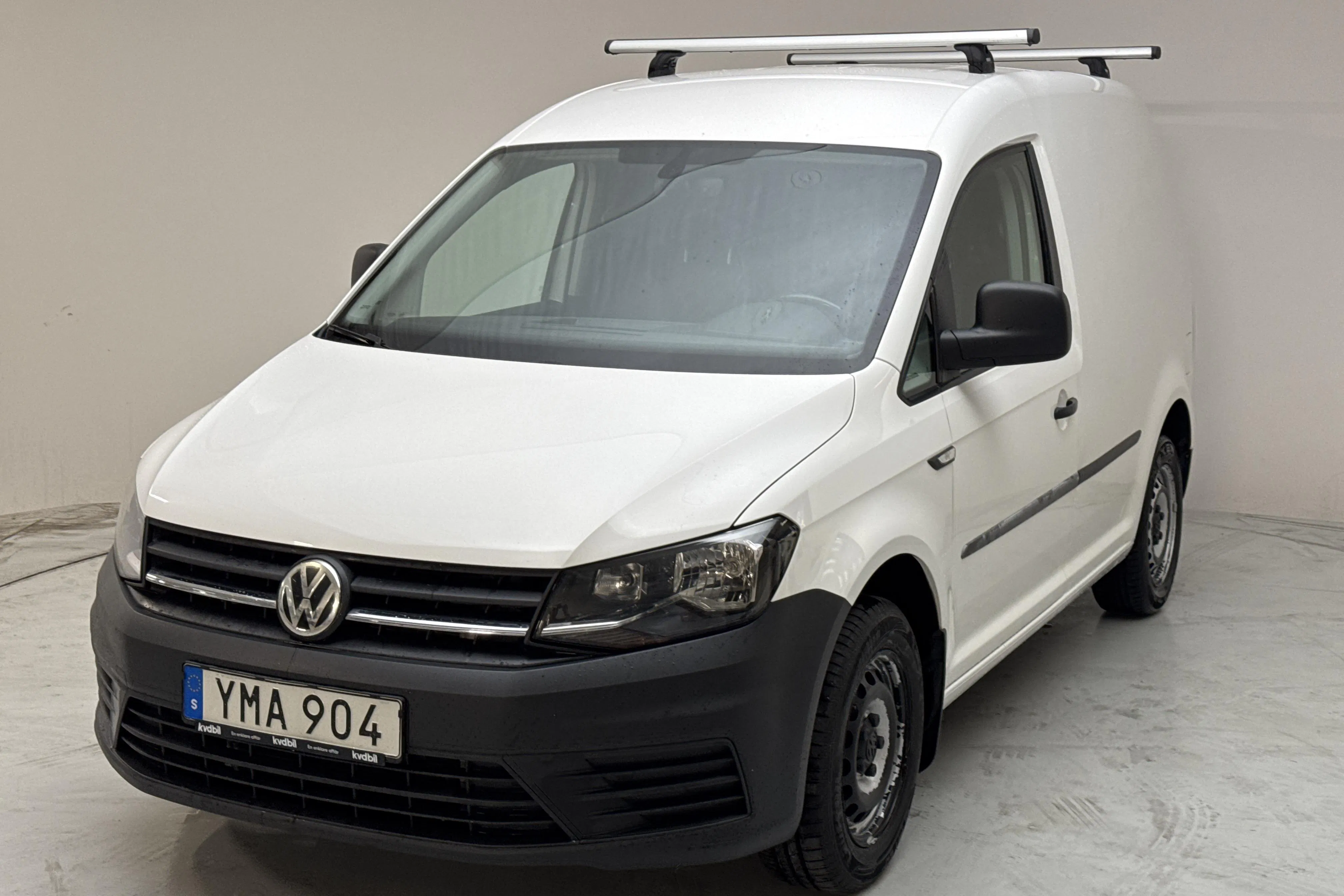 Presentation photo 1 of 11: VW Caddy 2.0 TDI Skåp (75hk) - 124 790 km - Manual - white - 2018