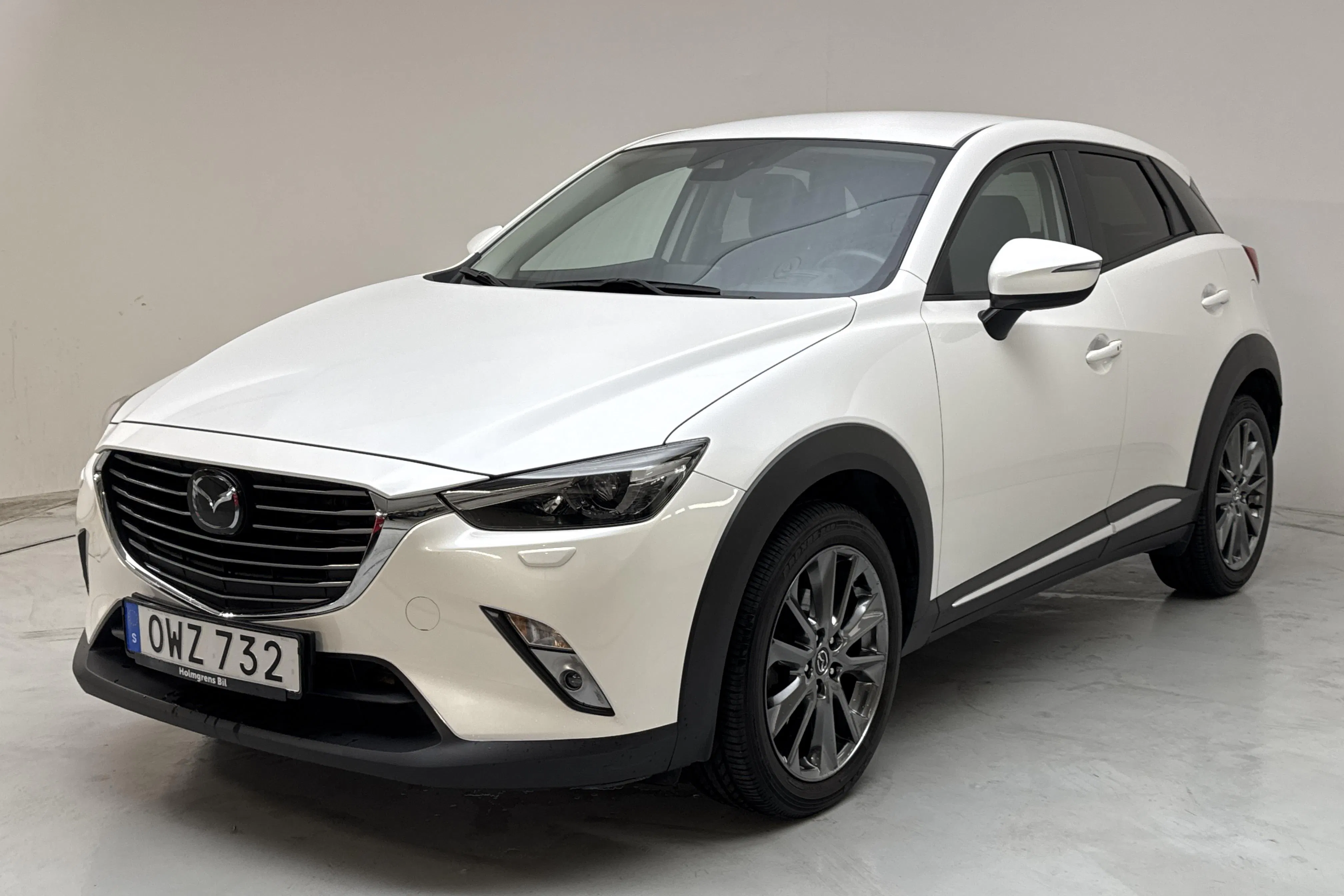 Presentation photo 1 of 16: Mazda CX-3 2.0 2WD (120hk) - 53 300 km - Automatic - white - 2018