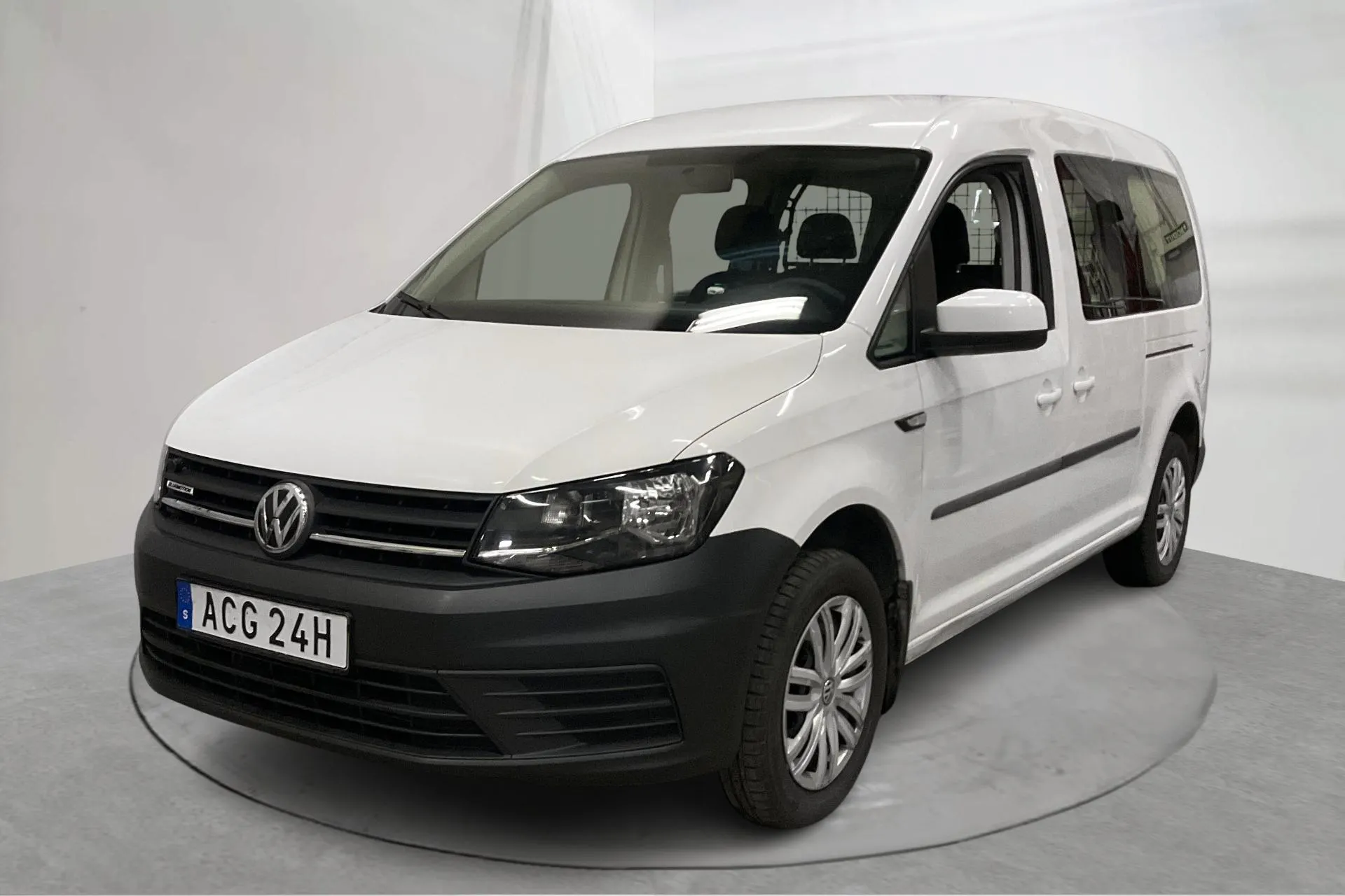 Presentation photo 1 of 14: VW Caddy Maxi Life 1.4 TGI (110hk) - 85 440 km - Manual - white - 2020