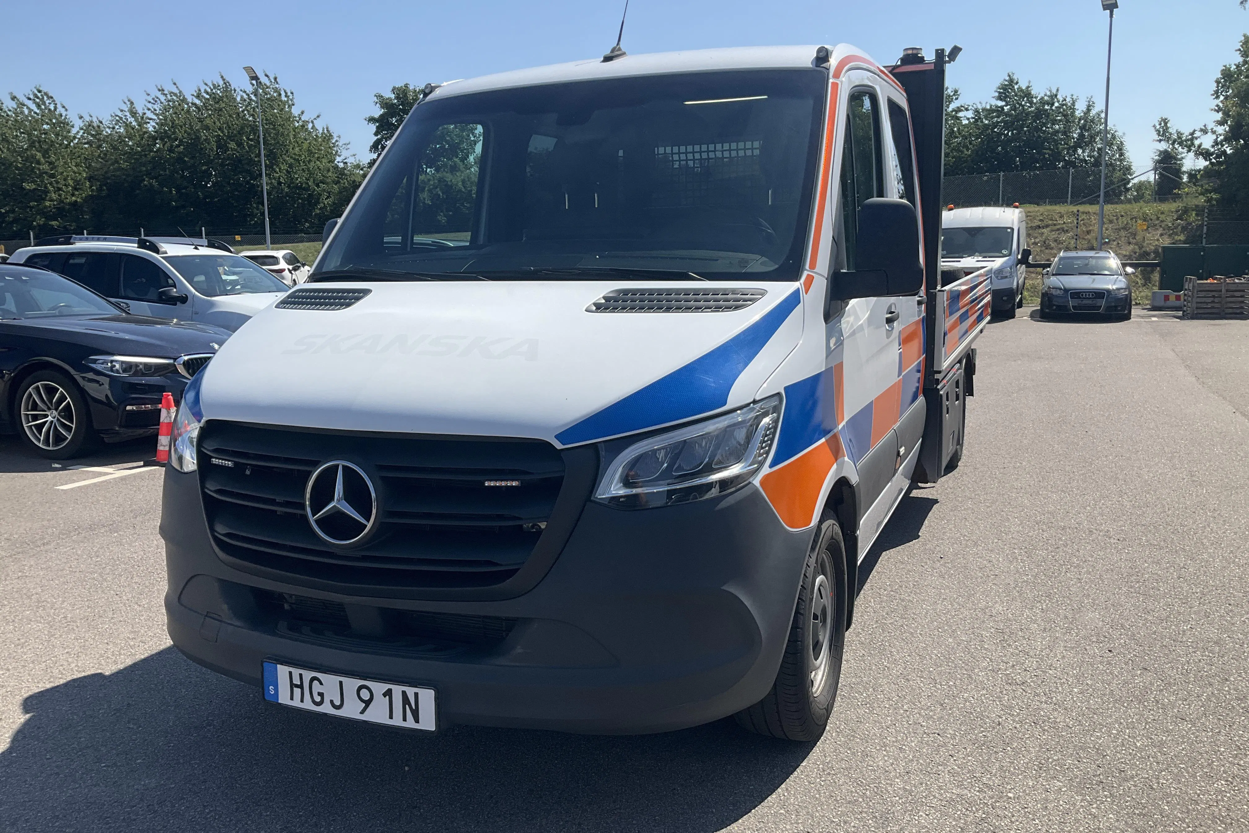 Presentationsfoto 1 av 14: Mercedes Sprinter 315 CDI Chassi RWD (150hk) - 18 144 mil - Automat - vit - 2023