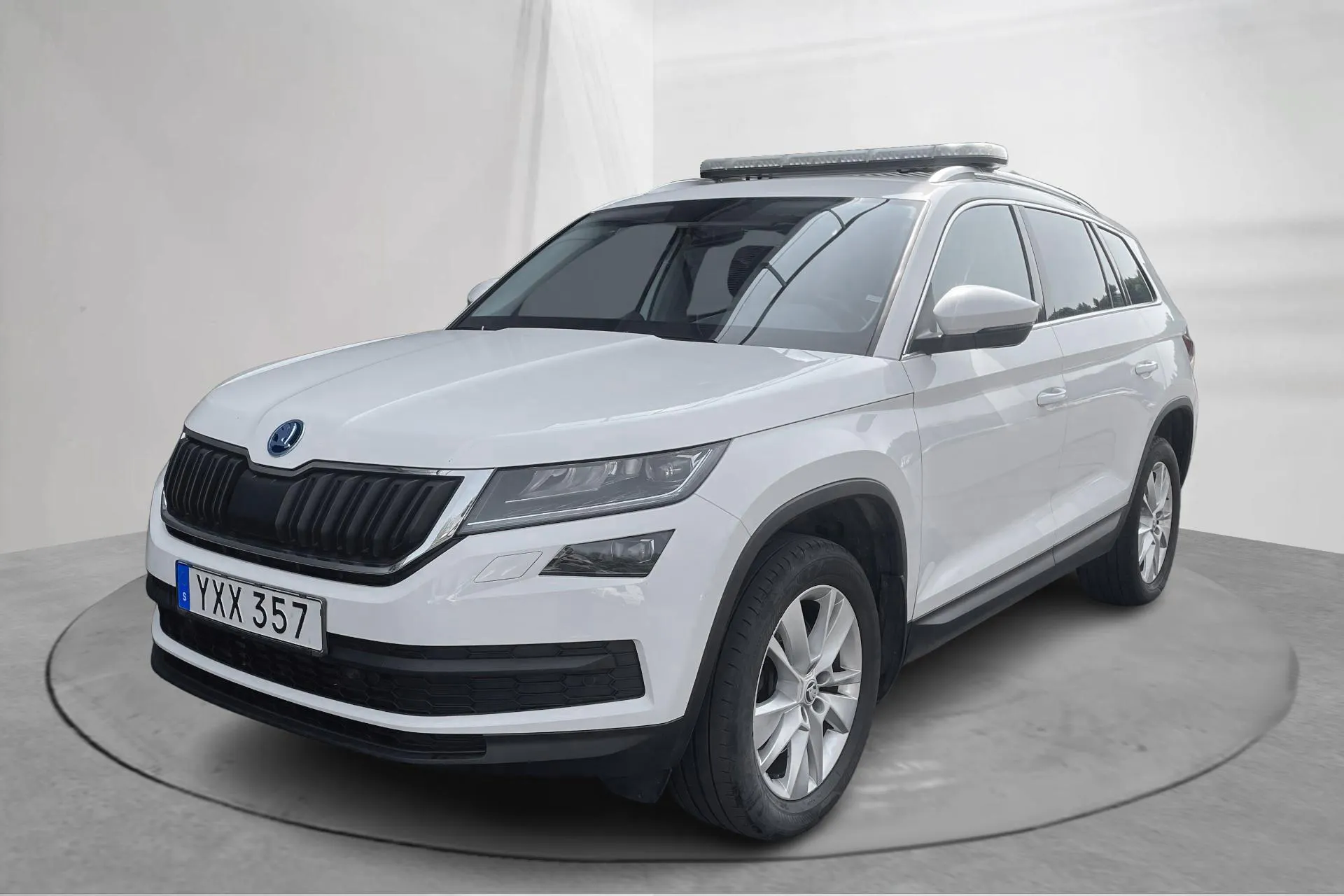 Presentation photo 1 of 16: Skoda Kodiaq 2.0 TDI 4X4 (190hk) - 136 030 km - Automatic - white - 2019