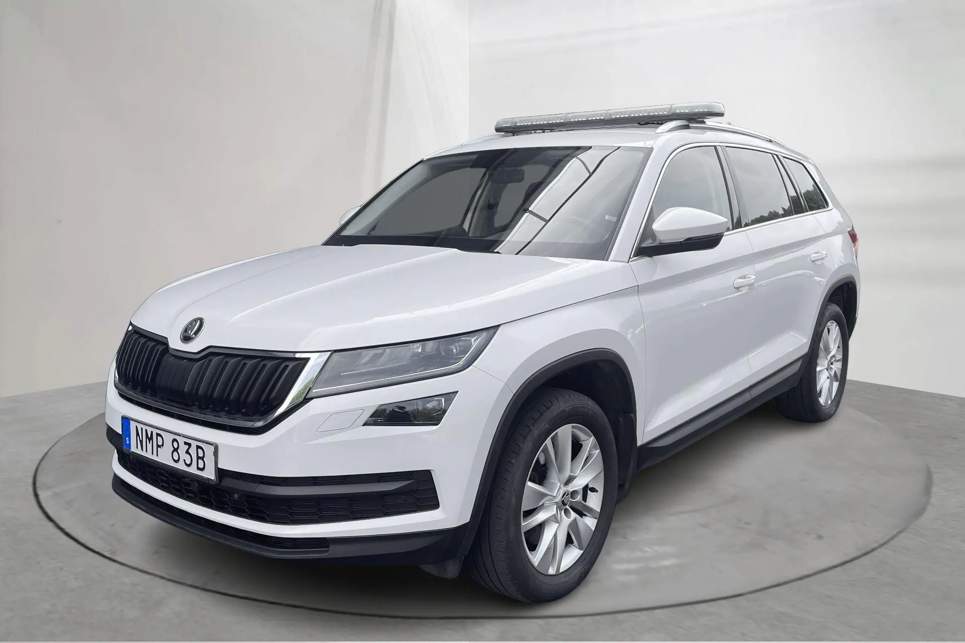 Presentation photo 1 of 18: Skoda Kodiaq 2.0 TDI 4X4 (190hk) - 15 112 Scandinavian mile - Automatic - white - 2019