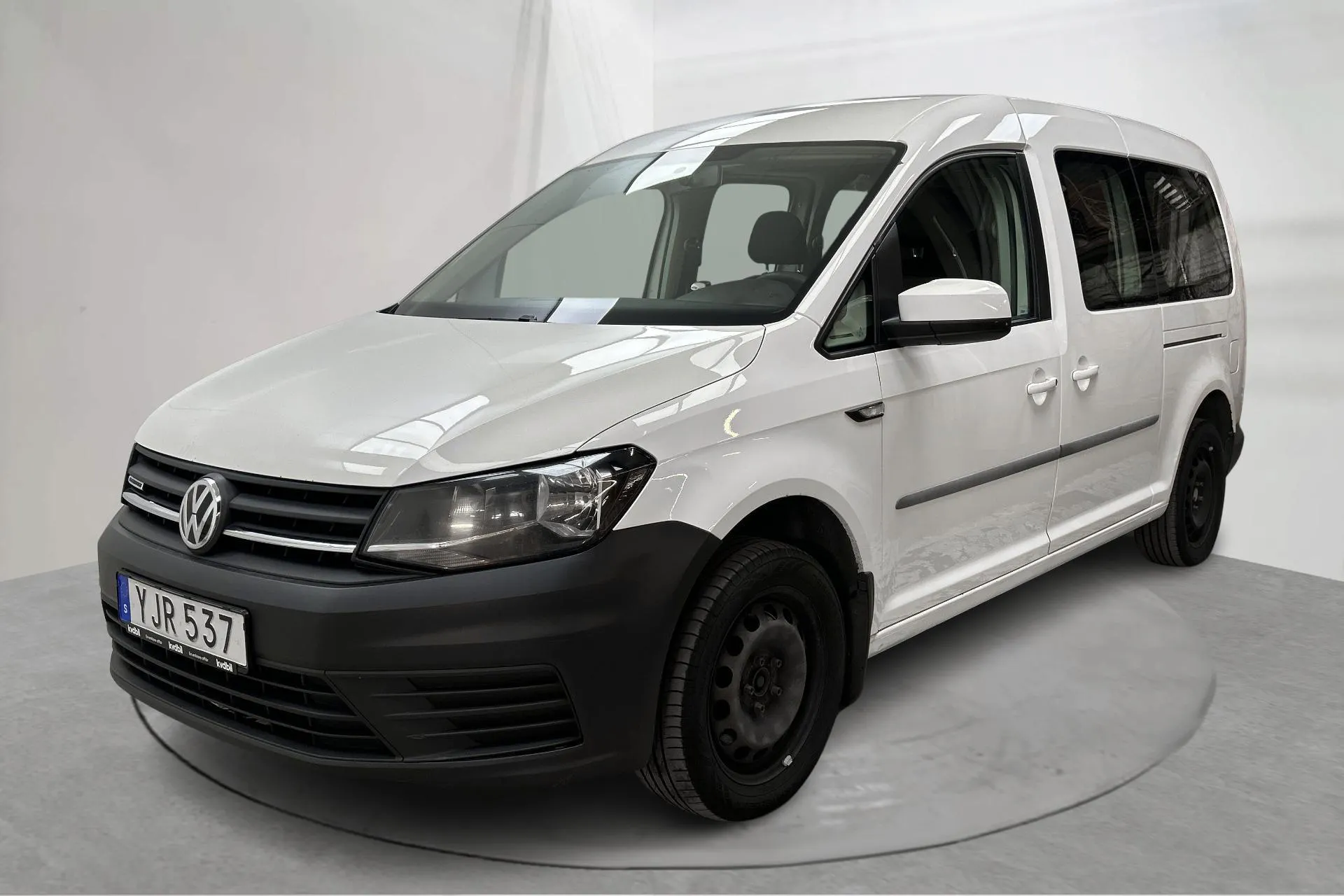 Presentation photo 1 of 14: VW Caddy Maxi Life 1.4 TGI (110hk) - 238 070 km - Automatic - white - 2017