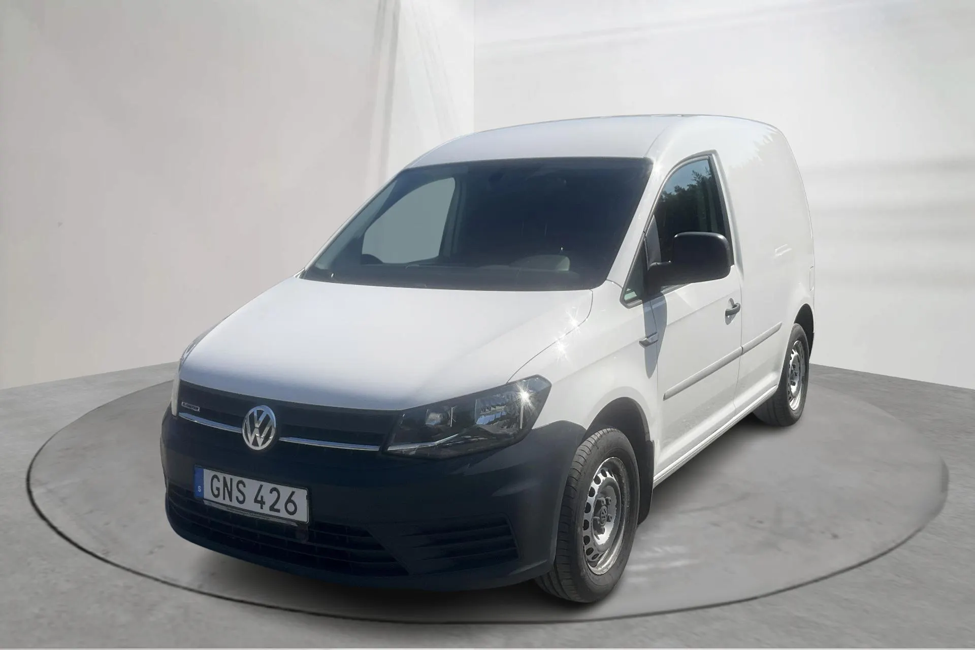 Presentation photo 1 of 11: VW Caddy 1.4 TGI (110hk) - 53 270 km - Automatic - white - 2018