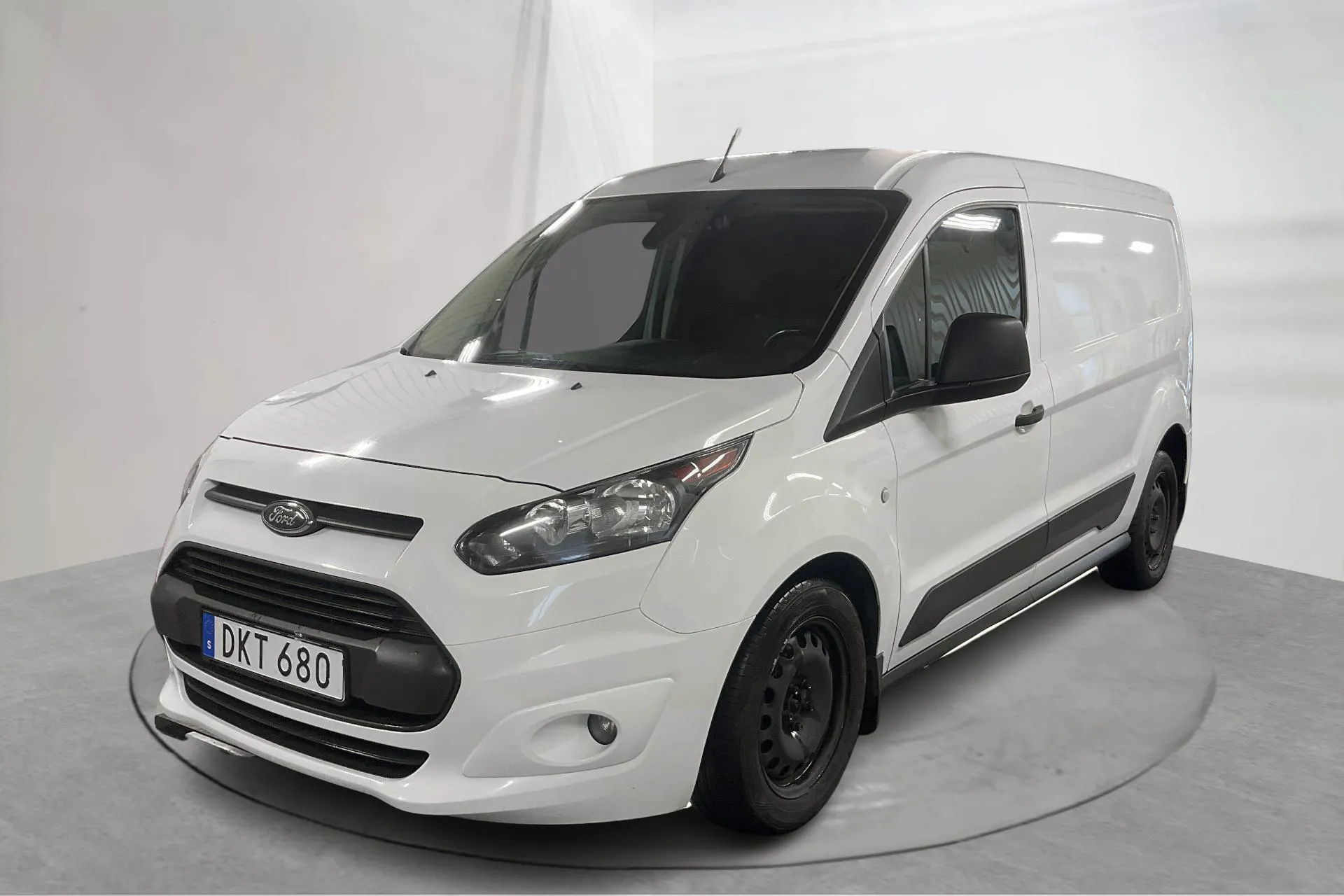 Presentation photo 1 of 15: Ford Transit Connect 1.5 TDCi (100hk) - 136 730 km - Automatic - white - 2018