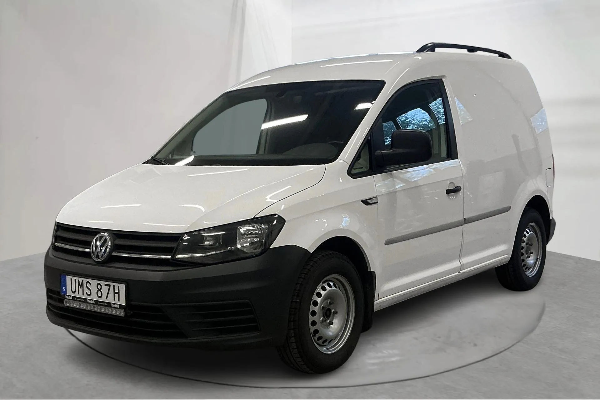 Presentationsfoto 1 av 17: VW Caddy 1.0 TSI Skåp (102hk) - 25 659 mil - Manuell - vit - 2019