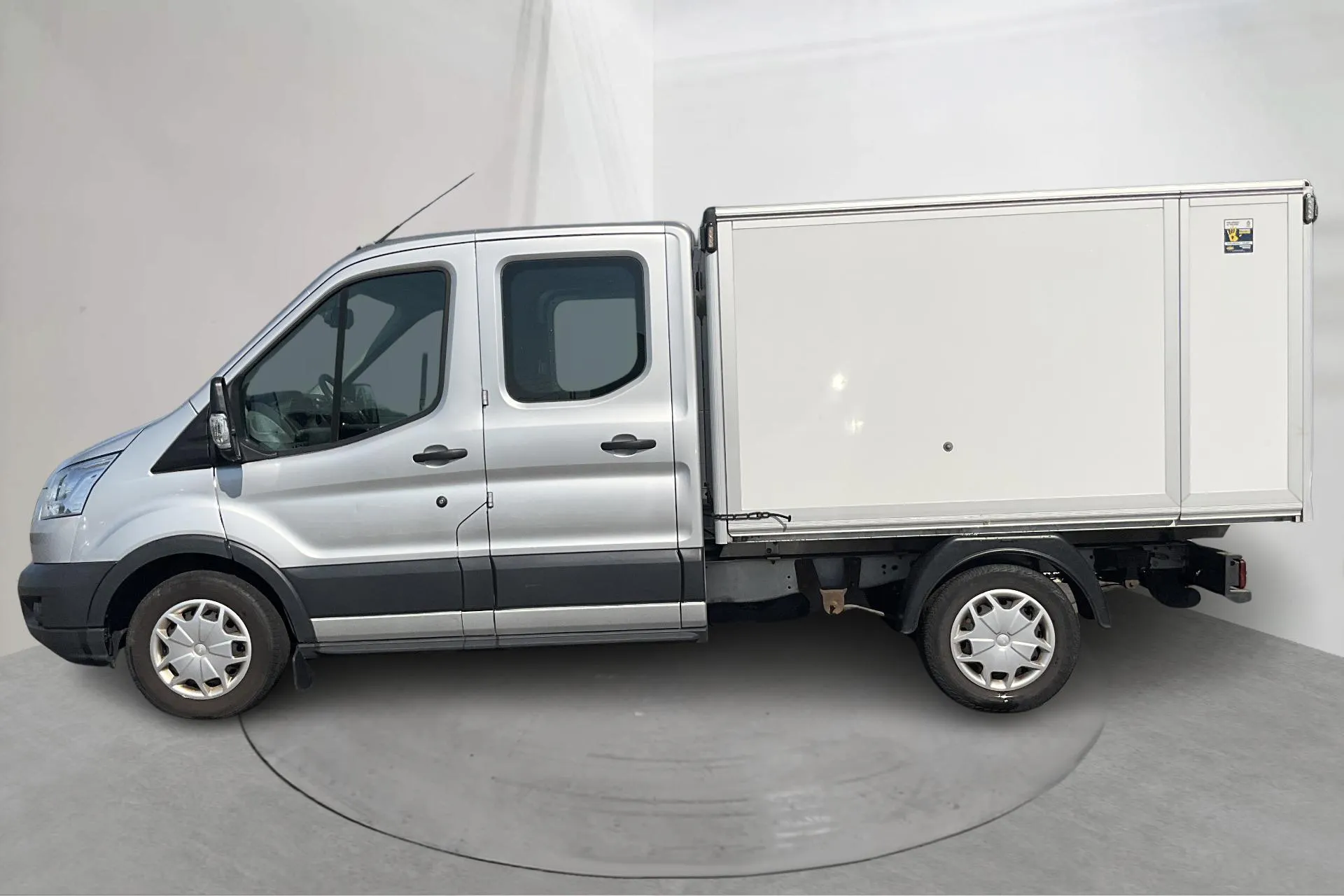 Presentation photo 2 of 17: Ford Transit 350 Pickup 2.0 TDCi (170hk) - 78 690 km - Manual - silver - 2016