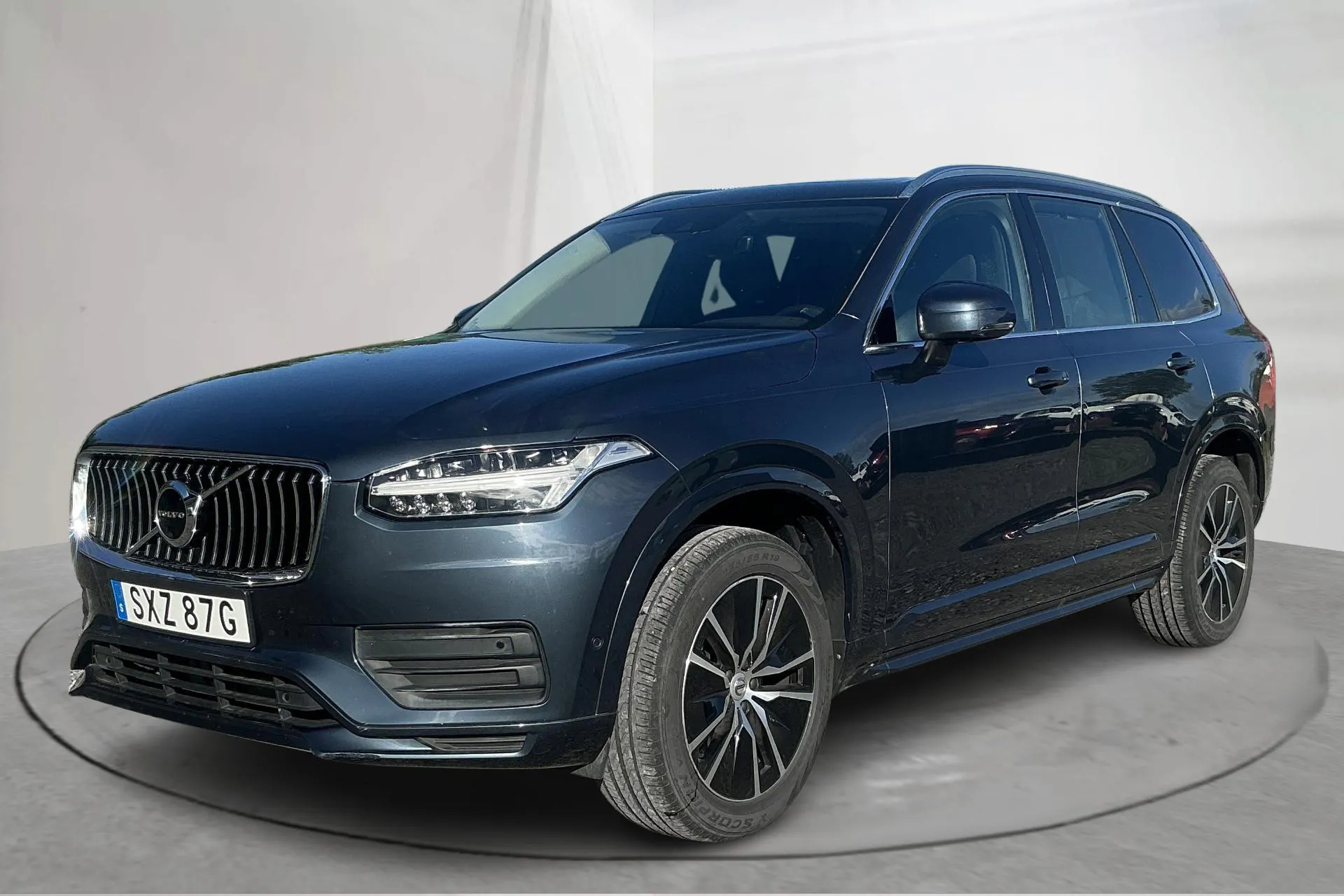 Presentation photo 1 of 21: Volvo XC90 B5 AWD (249hk) - 38 890 km - Automatic - blue - 2022