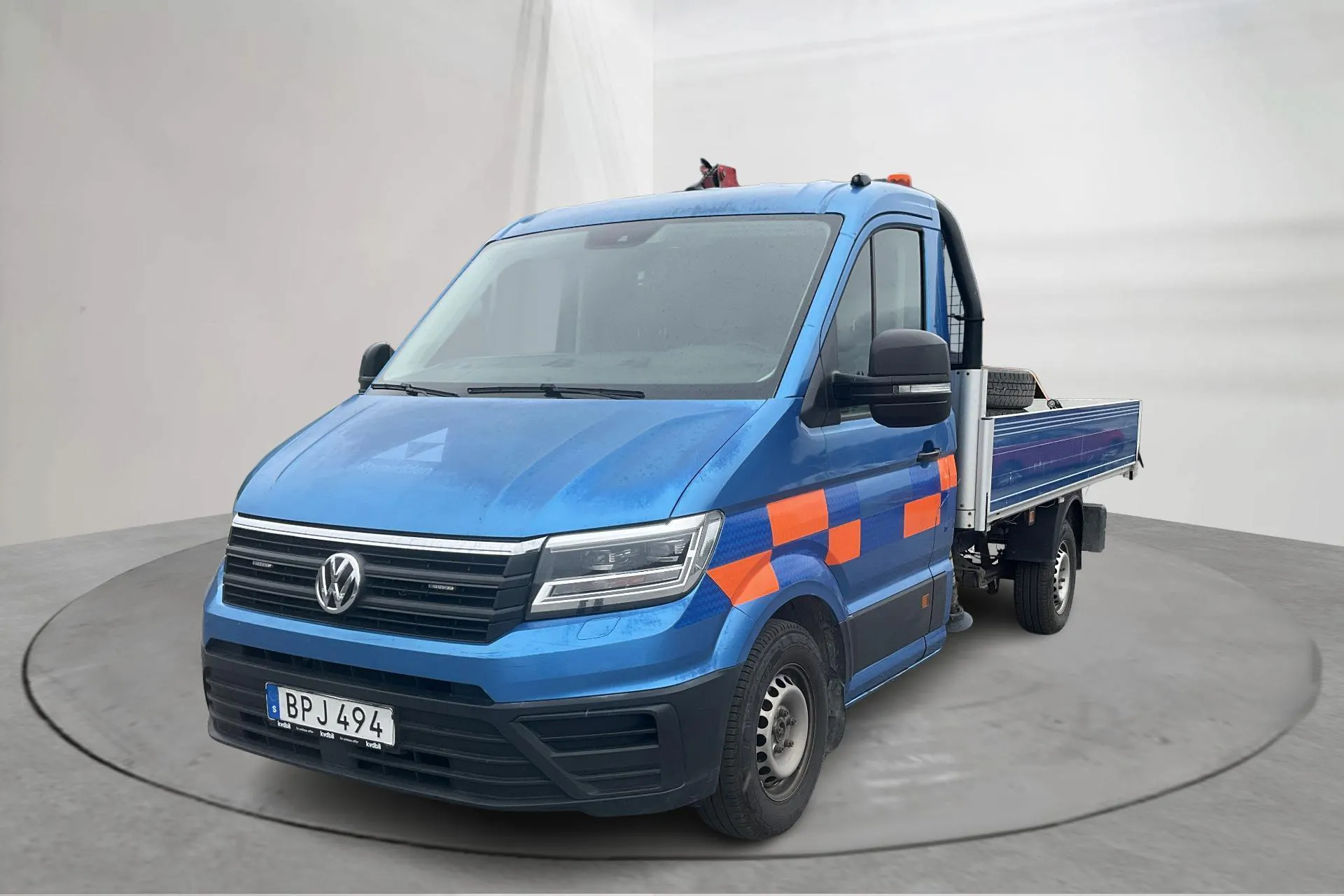 Presentation photo 1 of 19: VW Crafter 35 2.0 TDI Chassi (177hk) - 142 520 km - Automatic - dark blue - 2018
