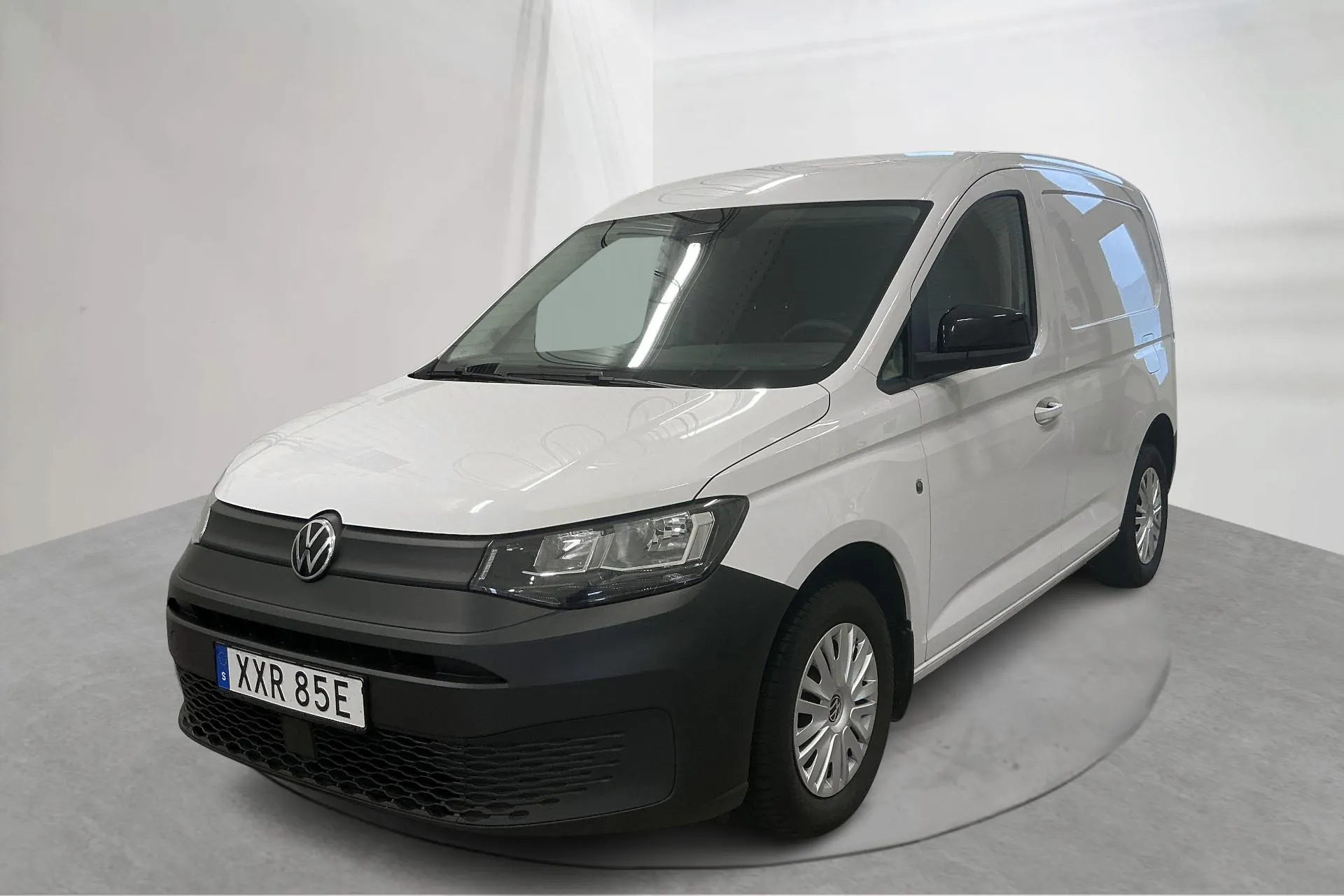 Presentation photo 1 of 15: VW Caddy Cargo 2.0 TDI Skåp (75hk) - 87 300 km - Manual - white - 2024