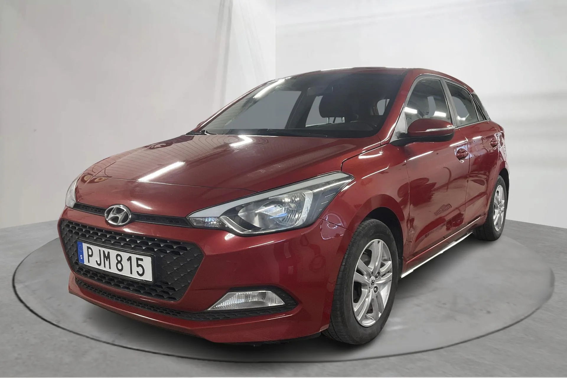 Presentationsfoto 1 av 12: Hyundai i20 1.2 (75hk) - 9 109 mil - Manuell - röd - 2018