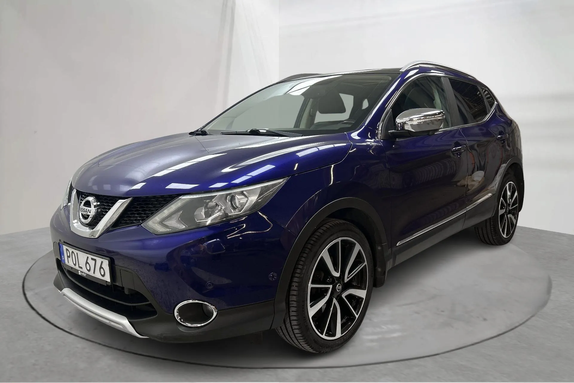 Presentationsfoto 1 av 16: Nissan Qashqai 1.5 dCi (110hk) - 8 814 mil - Manuell - blå - 2014