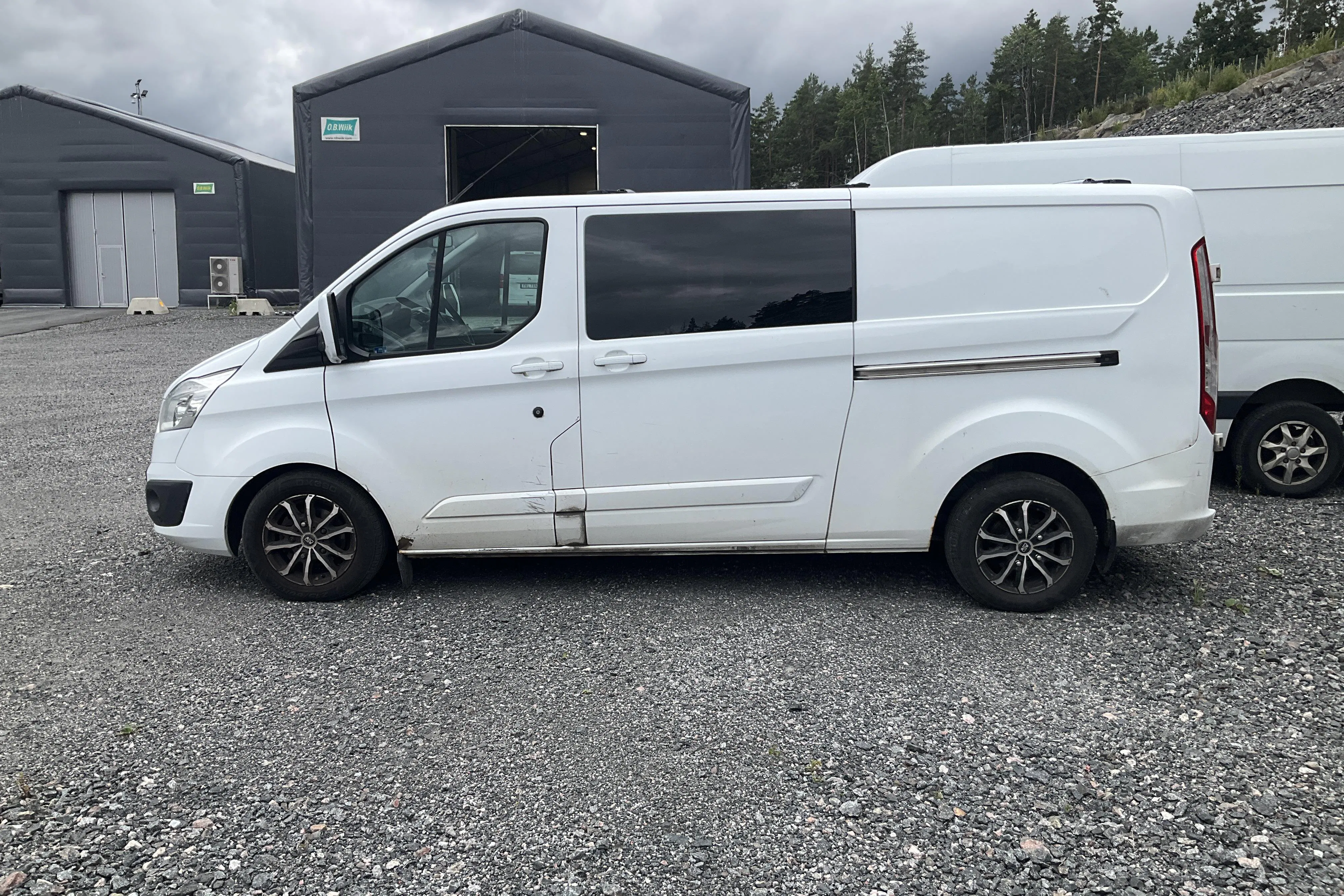 Presentation photo 2 of 11: Ford Transit Custom 310 (170hk) - 251 860 km - Automatic - white - 2018