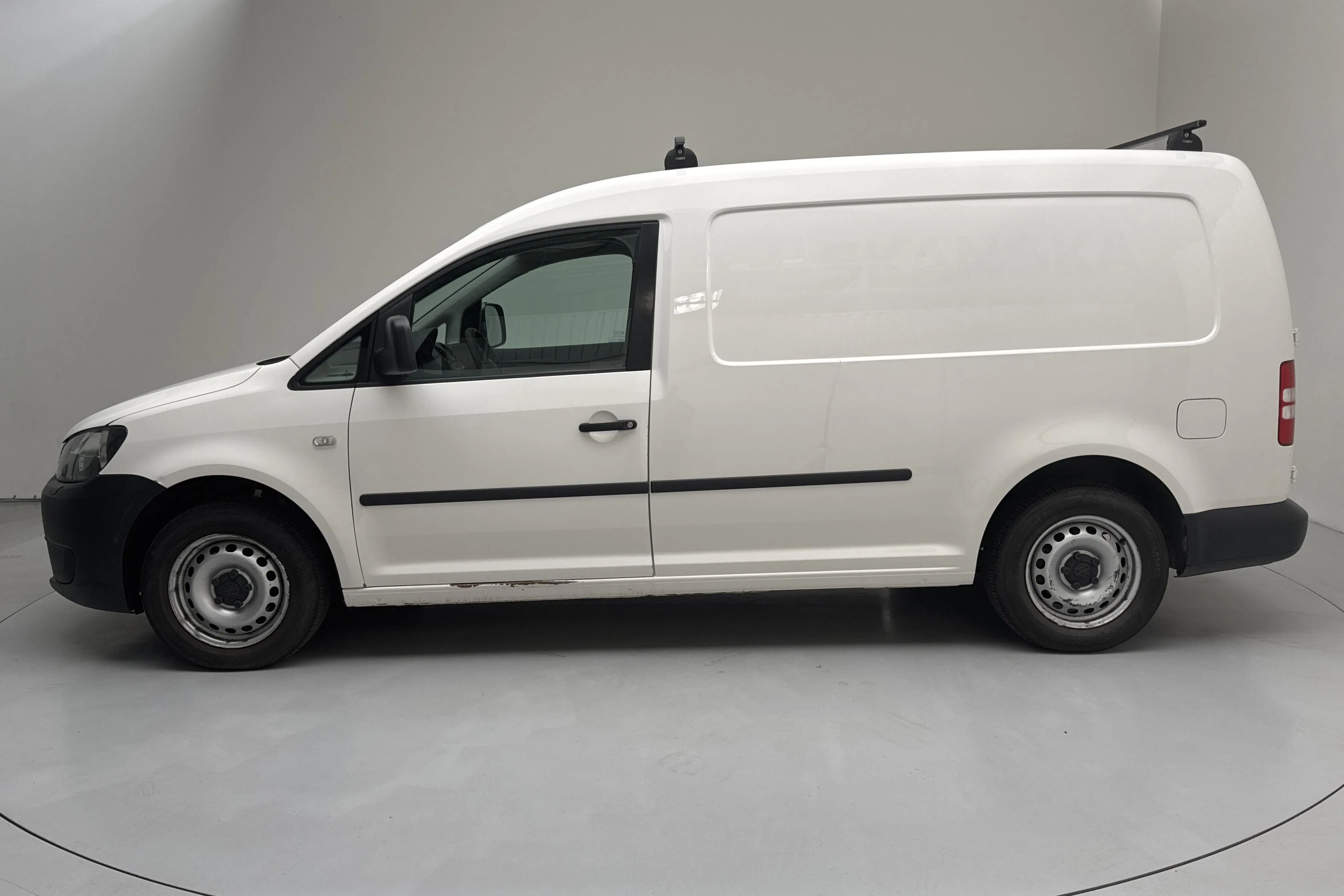 Presentation photo 2 of 12: VW Caddy 1.6 TDI Maxi Skåp (102hk) - 81 710 km - Automatic - white - 2013