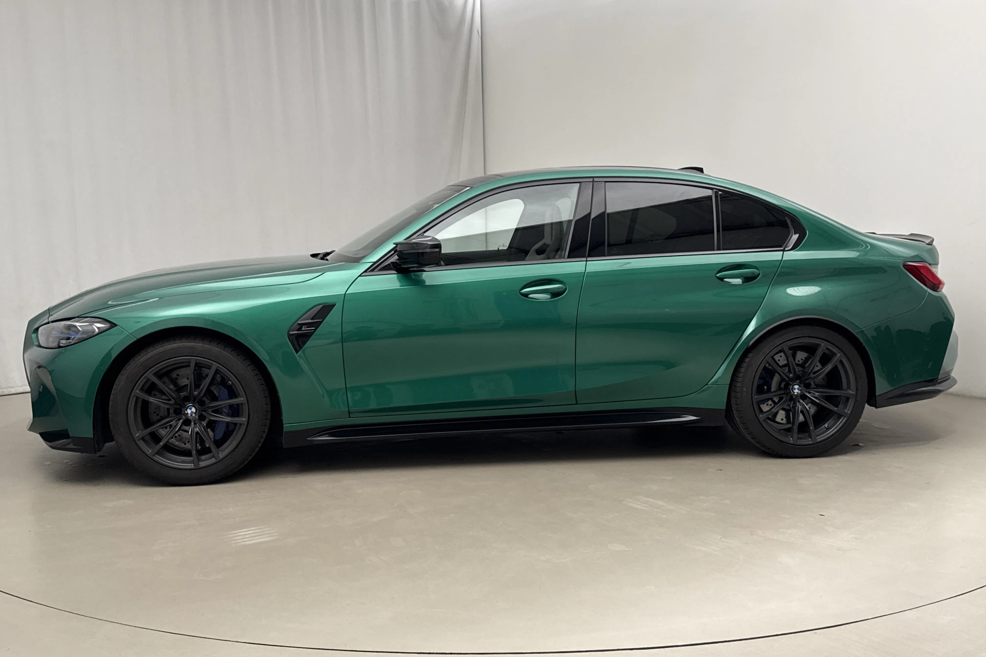 Presentation photo 2 of 30: BMW M3 Competition Sedan, G80 (510hk) - 69 840 km - Automatic - green - 2022