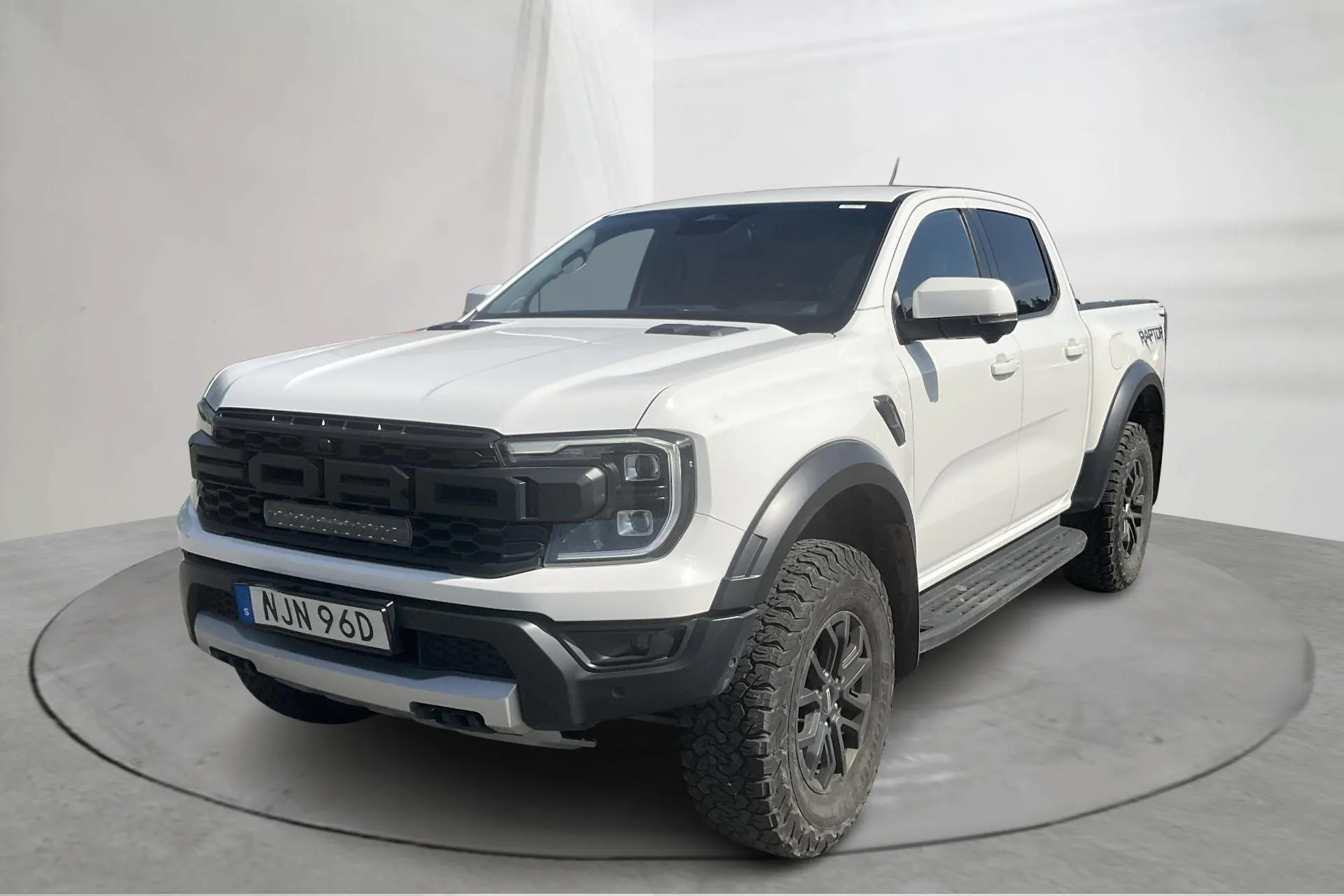 Presentation photo 1 of 14: Ford Ranger 3.0L V6 Bi-Turbo 4WD (292hk) - 149 930 km - Automatic - white - 2023