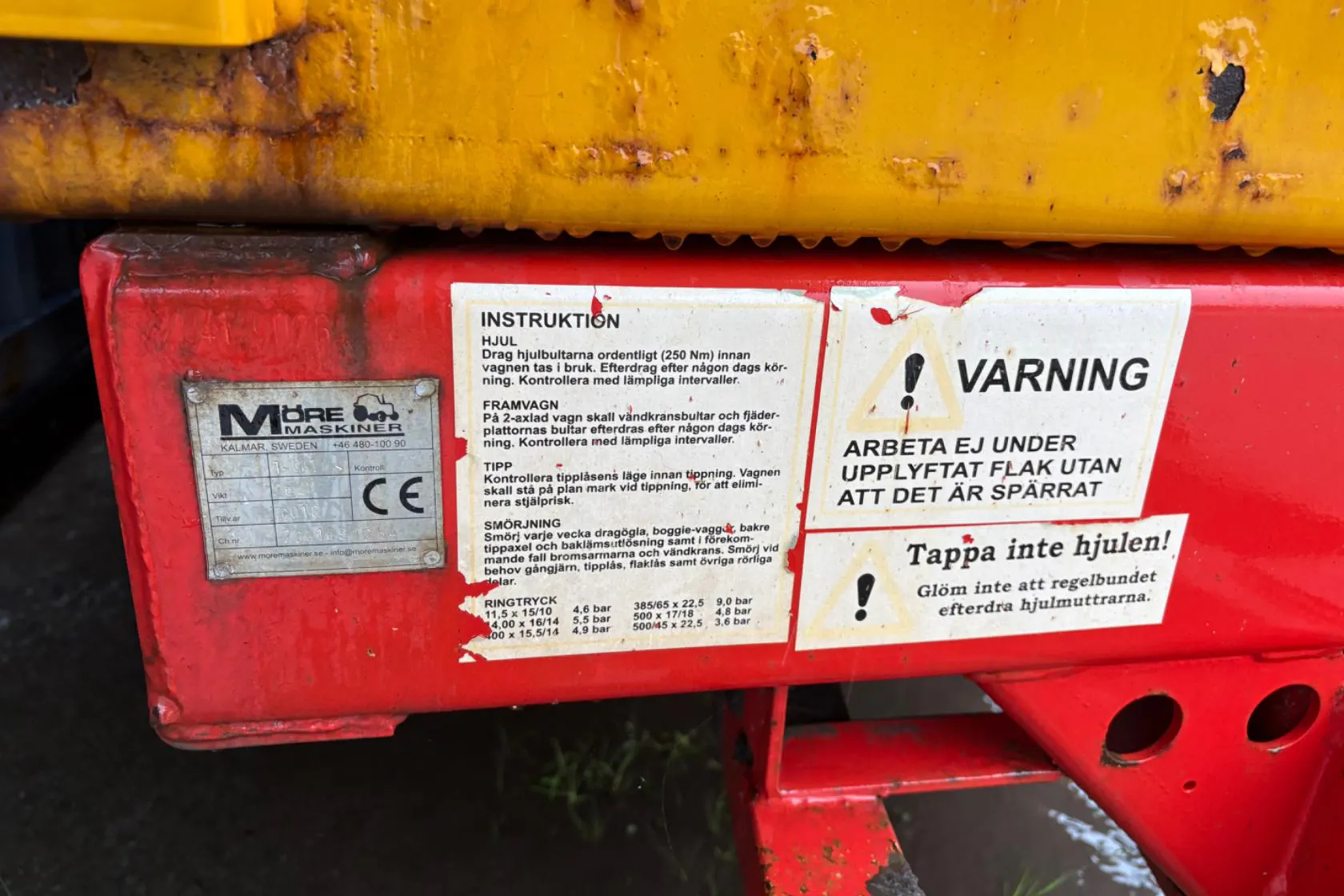 Presentationsfoto 2 av 15: Möre T-041/S, stendumper - 0 km - 2018
