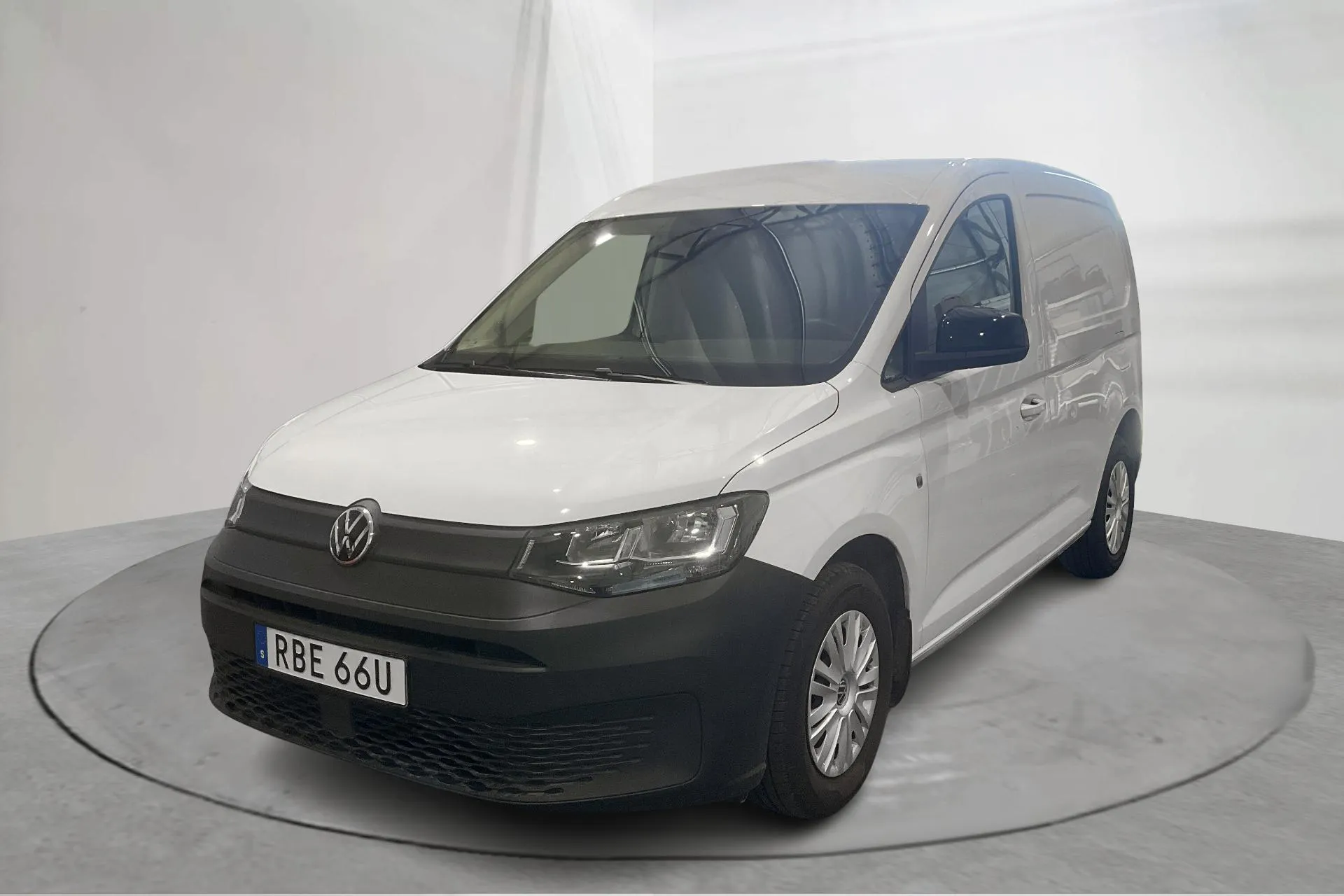 Presentation photo 1 of 14: VW Caddy Cargo 2.0 TDI Skåp (75hk) - 22 890 km - Manual - white - 2023