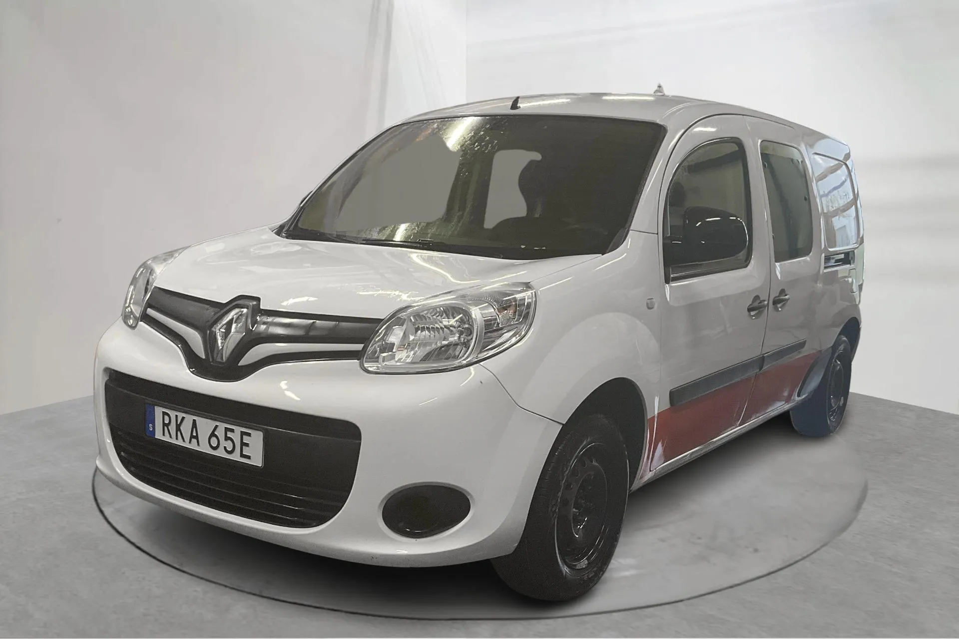 Presentation photo 1 of 14: Renault Kangoo 1.5 dCi Maxi skåp (90hk) - 12 079 Scandinavian mile - Automatic - white - 2019