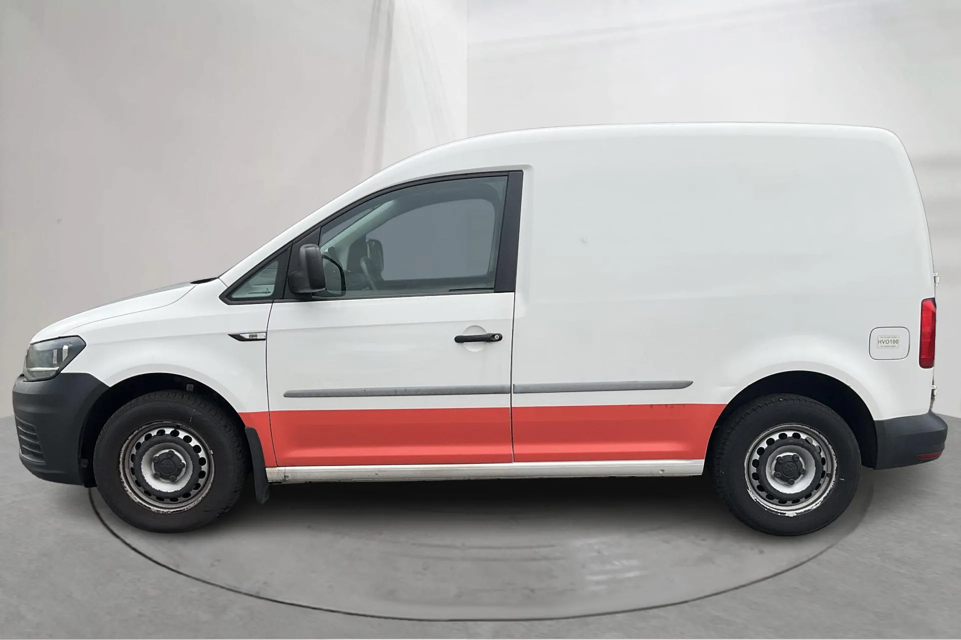 Presentationsfoto 2 av 15: VW Caddy 2.0 TDI Skåp (75hk) - 14 475 mil - Manuell - vit - 2018