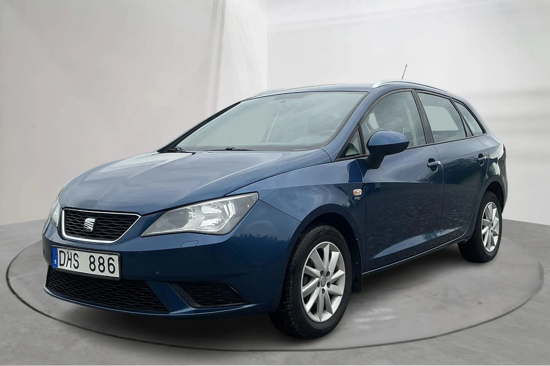 Presentation photo 1 of 14: Seat Ibiza 1.2 TSI ST (105hk) - 71 930 km - Manual - blue - 2013