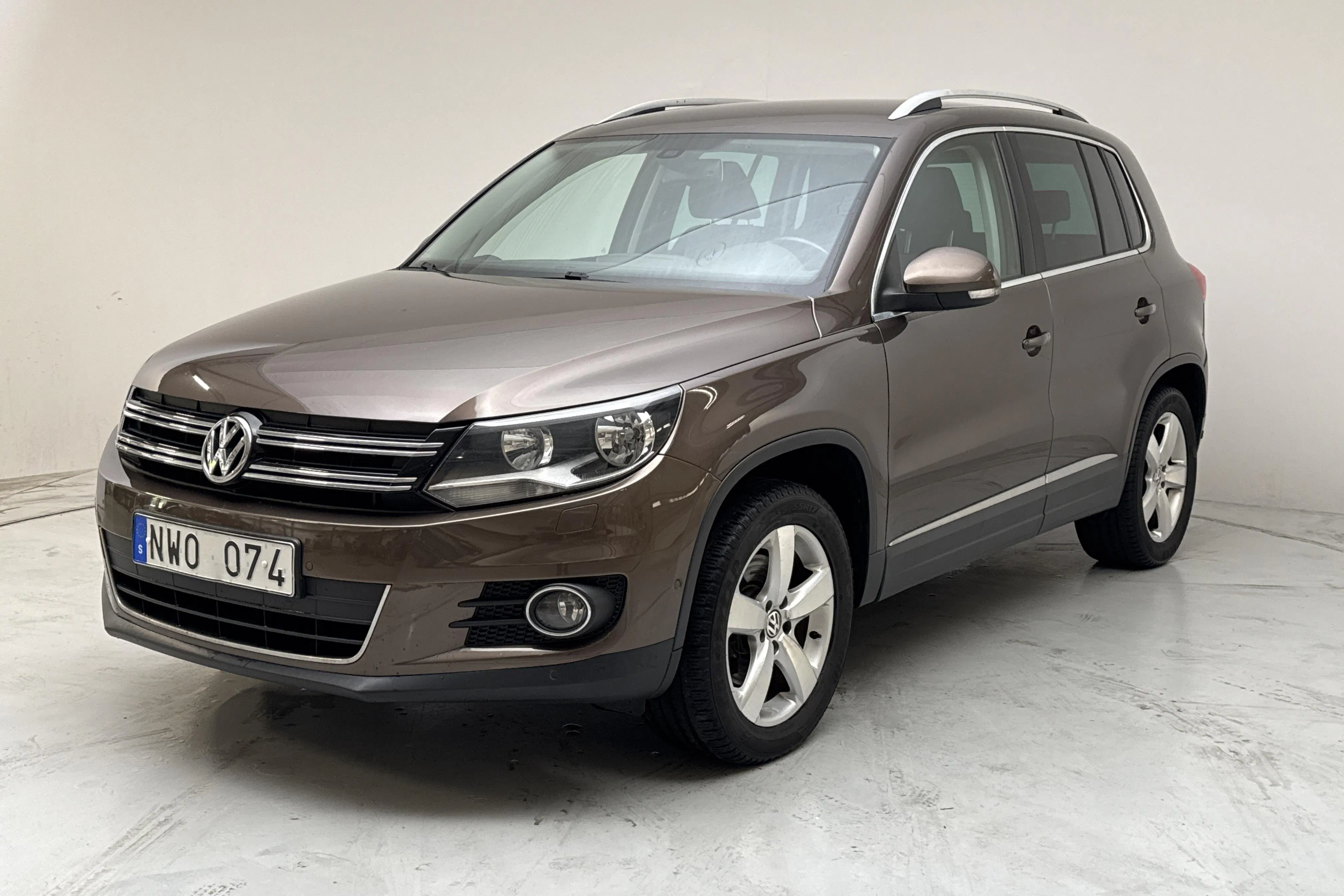 Presentationsfoto 1 av 15: VW Tiguan 1.4 TSI 4MOTION (160hk) - 20 458 mil - Manuell - brun - 2014
