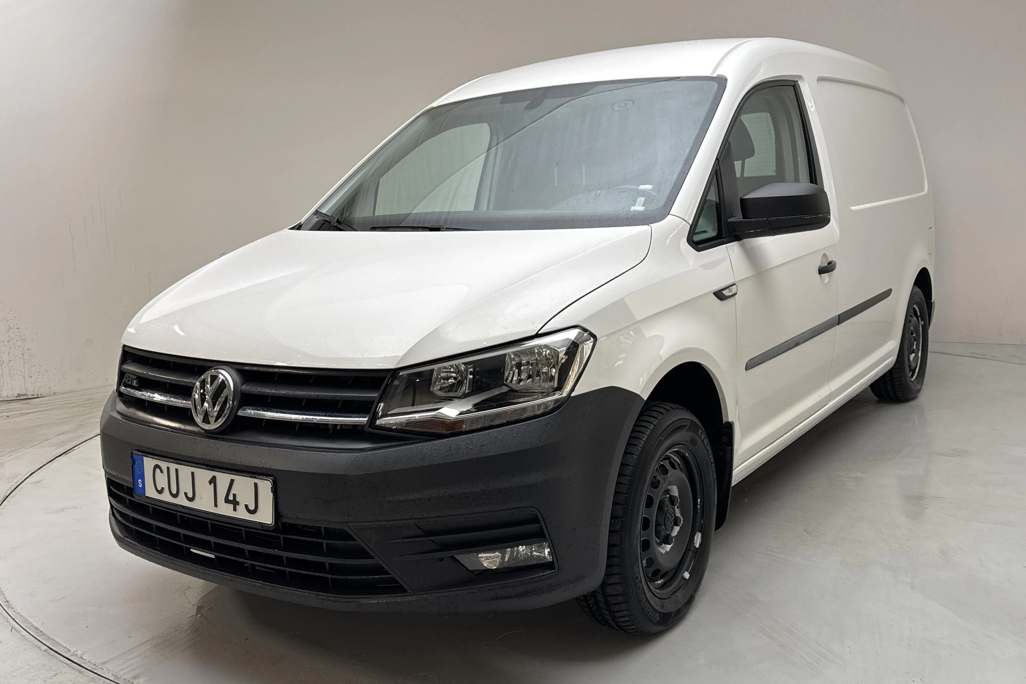 Presentation photo 1 of 13: VW e-Caddy ABT Maxi Skåp (110hk) - 38 670 km - Automatic - white - 2020