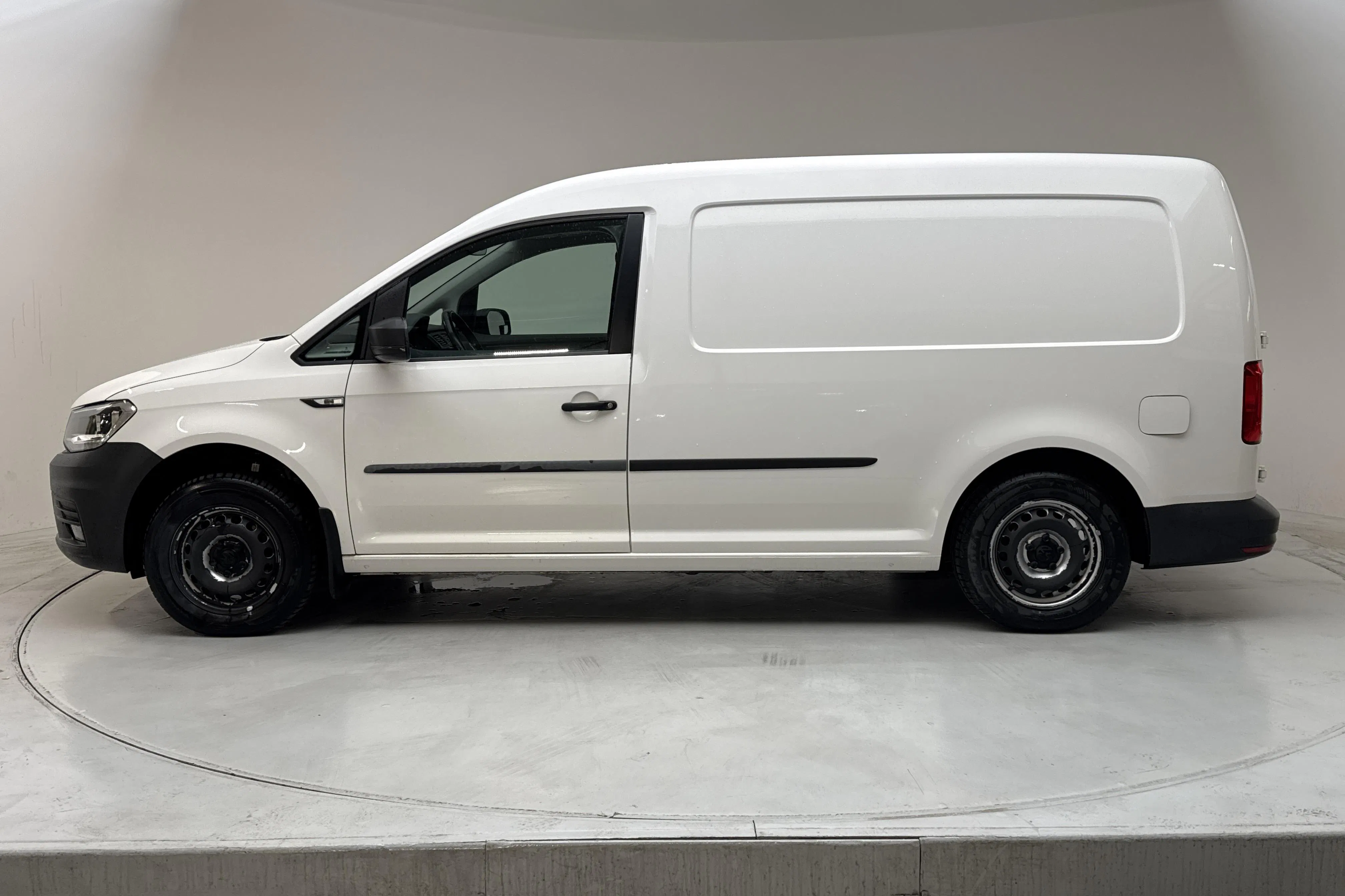 Presentation photo 2 of 13: VW e-Caddy ABT Maxi Skåp (110hk) - 38 670 km - Automatic - white - 2020