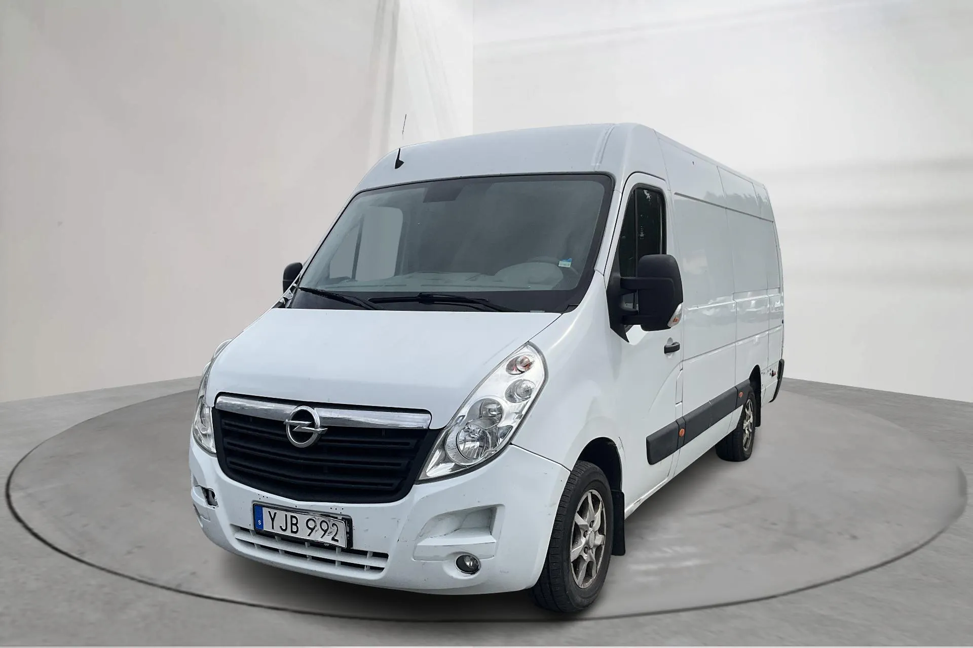 Presentationsfoto 1 av 12: Opel Movano 2.3 CDTI RWD Skåp (163hk) - 20 050 mil - Manuell - vit - 2017