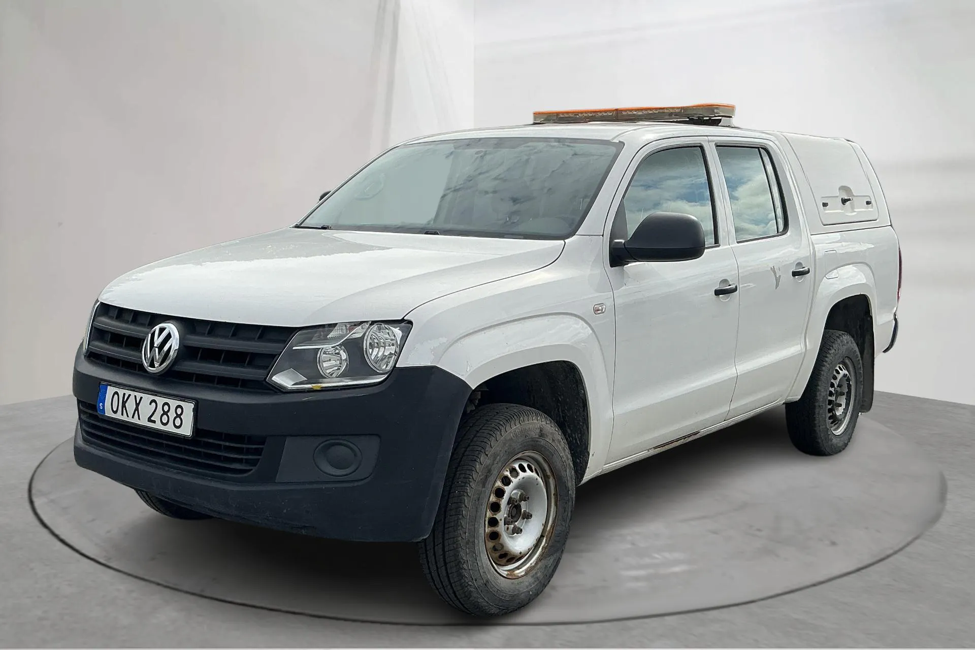Presentationsfoto 1 av 12: VW Amarok 2.0 TDI 4motion (140hk) - 6 344 mil - Manuell - vit - 2016