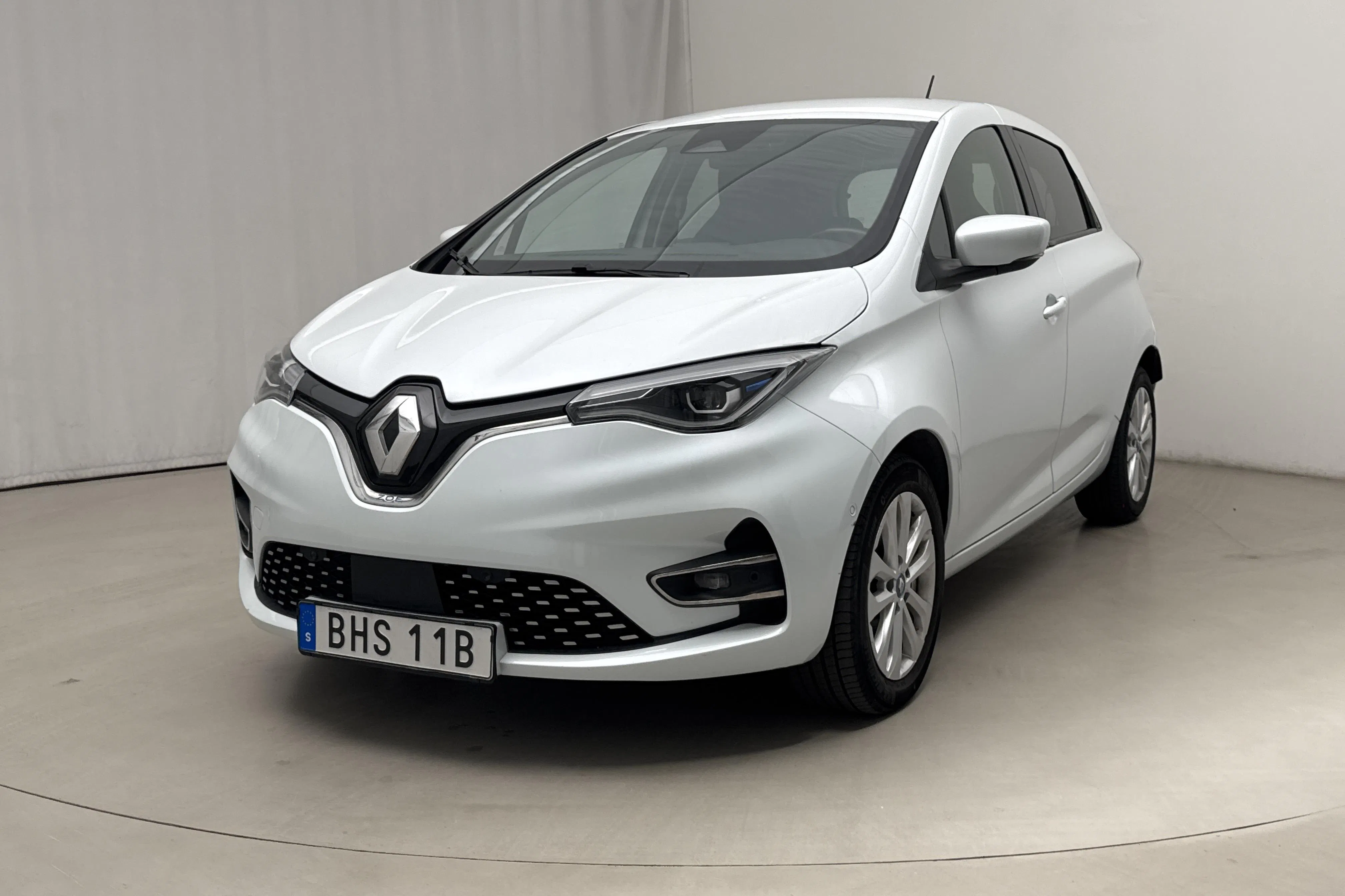 Presentationsfoto 1 av 16: Renault Zoe 52kWh R135 (135hk) - 6 454 mil - Automat - vit - 2021