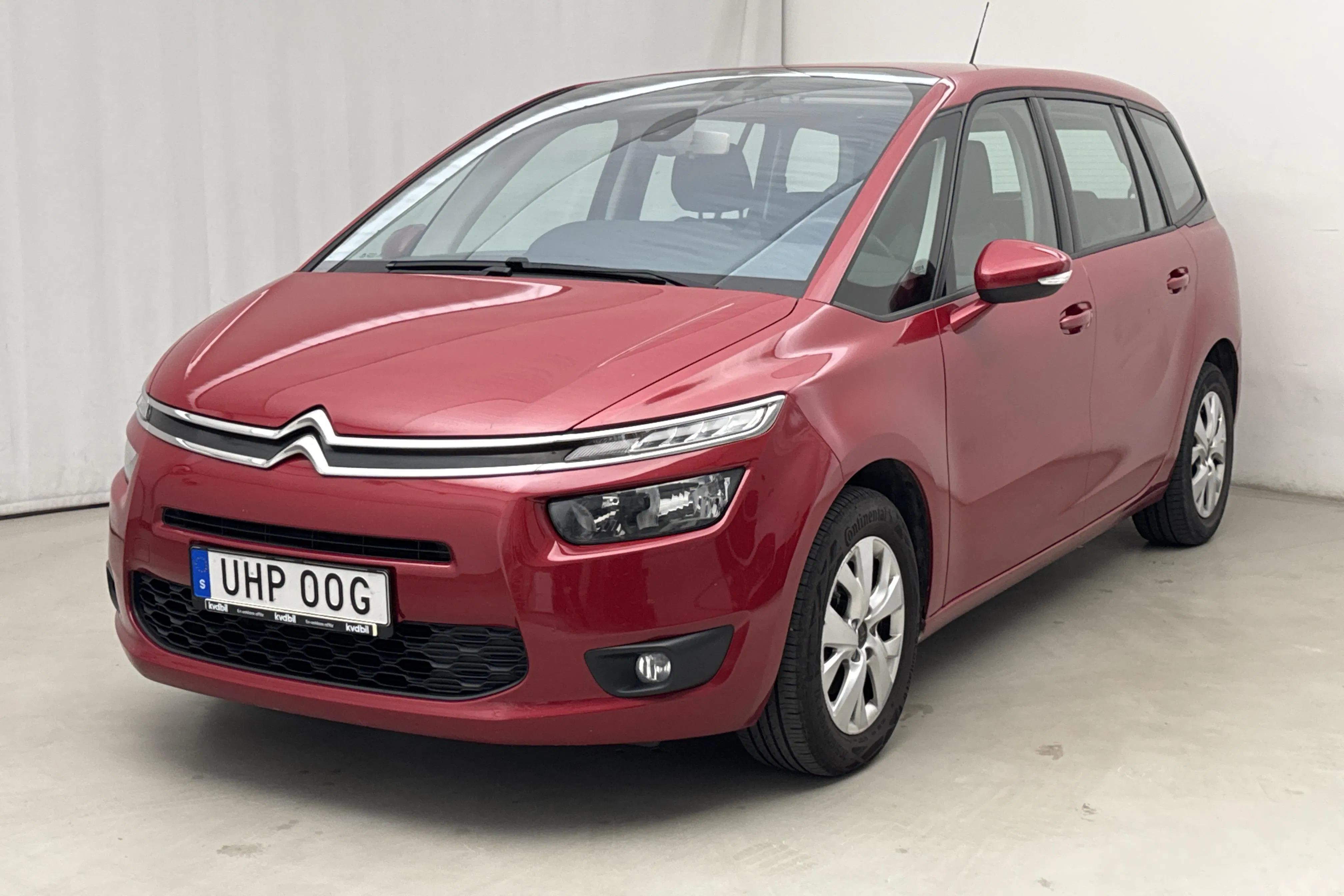 Presentation photo 1 of 16: Citroën C4 Grand Picasso 1.6 HDi (115hk) - 193 650 km - Automatic - dark red - 2014