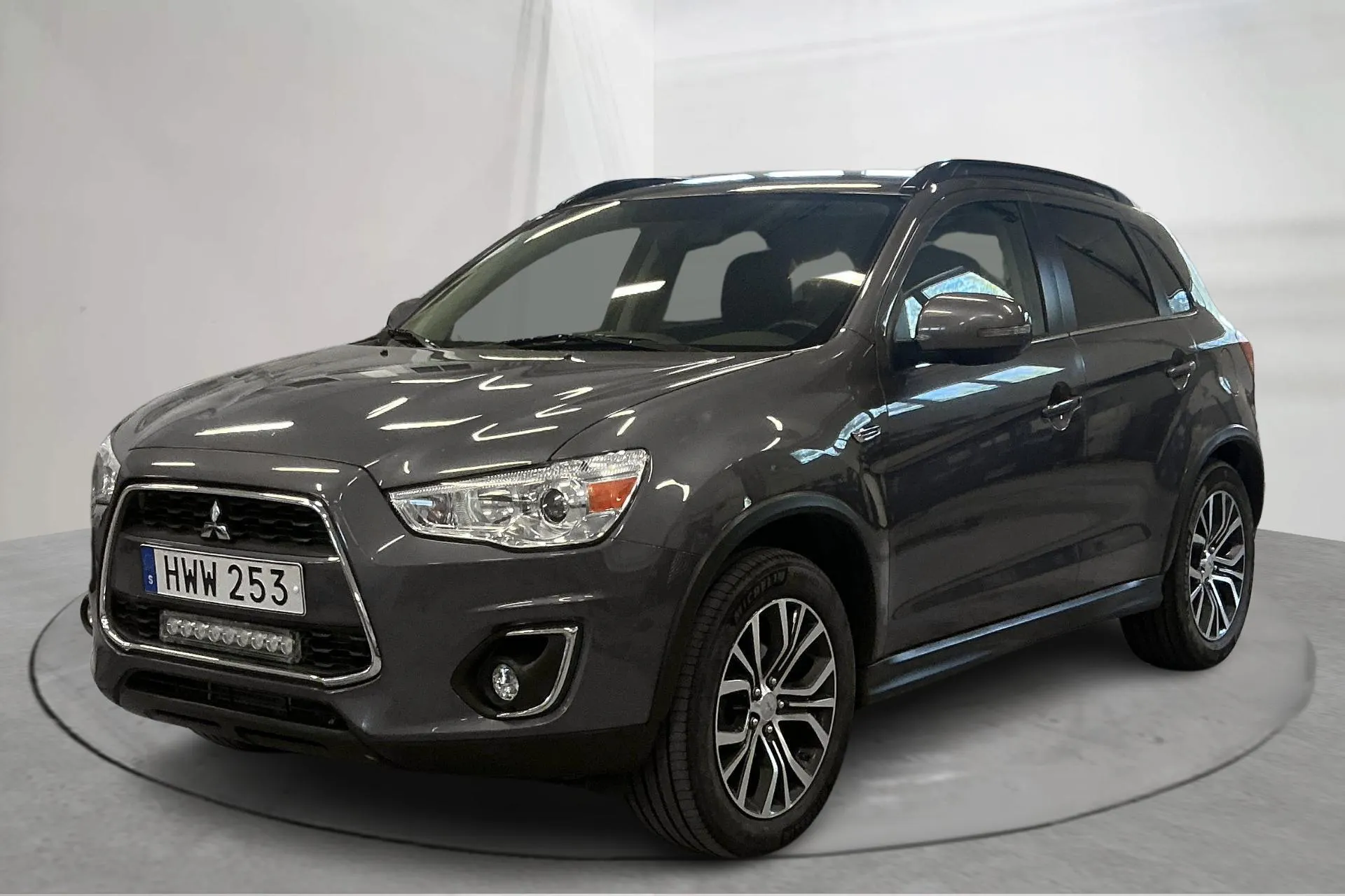 Presentationsfoto 1 av 14: Mitsubishi ASX 2.2D 4WD (150hk) - 17 064 mil - Automat - brun - 2016
