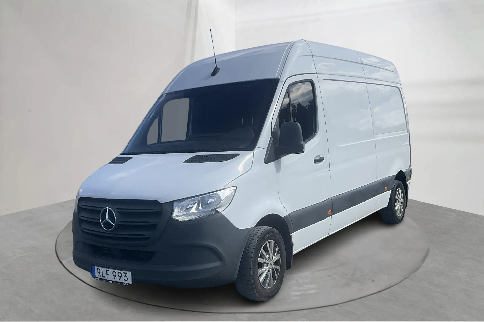 Presentationsfoto 1 av 12: Mercedes Sprinter 314 CDI Skåp 2WD (143hk) - 11 598 mil - Automat - vit - 2019