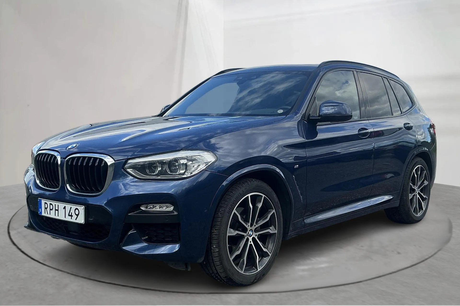 Presentation photo 1 of 16: BMW X3 xDrive20d, G01 (190hk) - 91 140 km - Automatic - blue - 2019