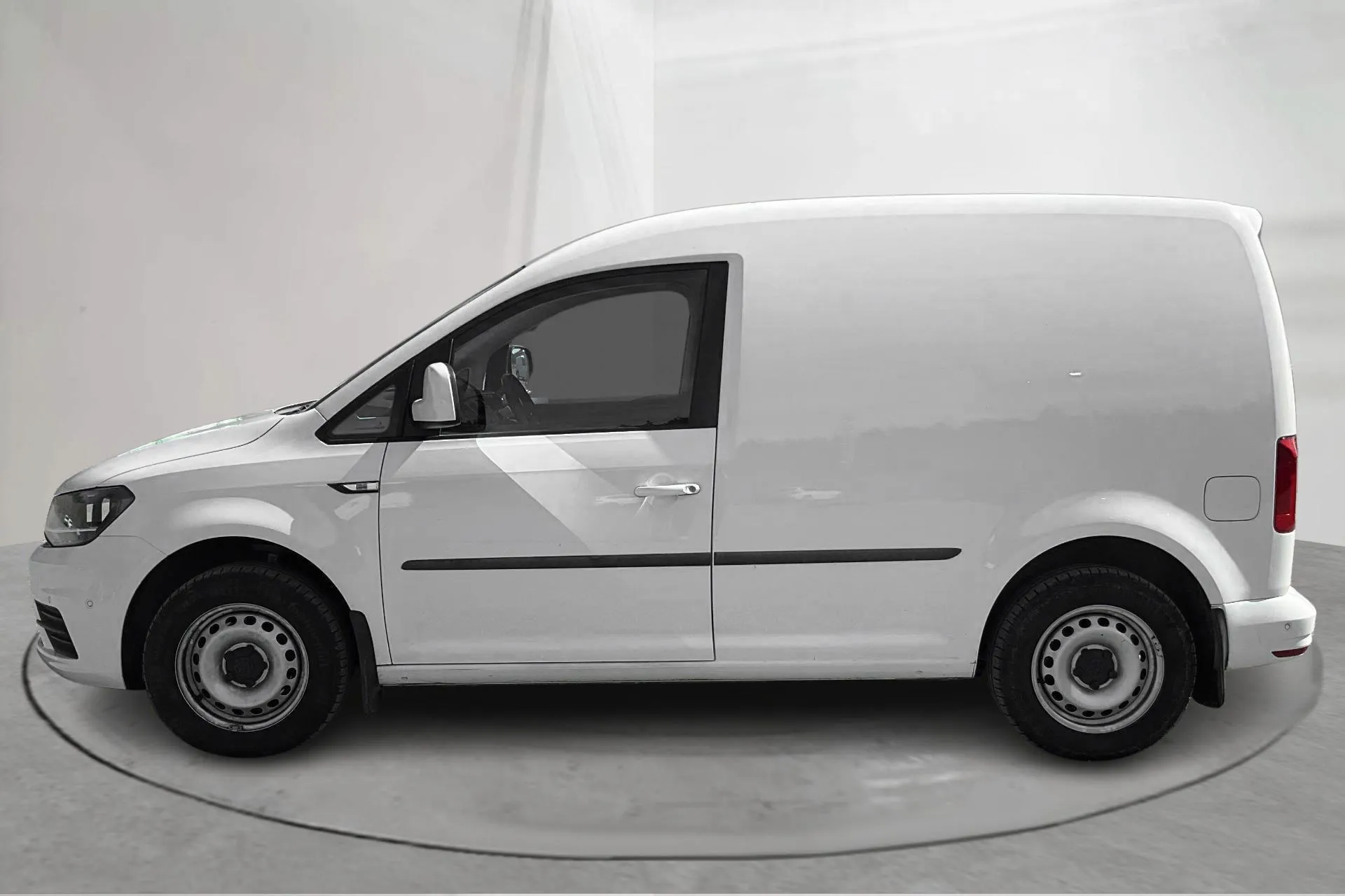 Presentation photo 2 of 13: VW Caddy 1.4 TGI Skåp (110hk) - 78 490 km - Automatic - white - 2017
