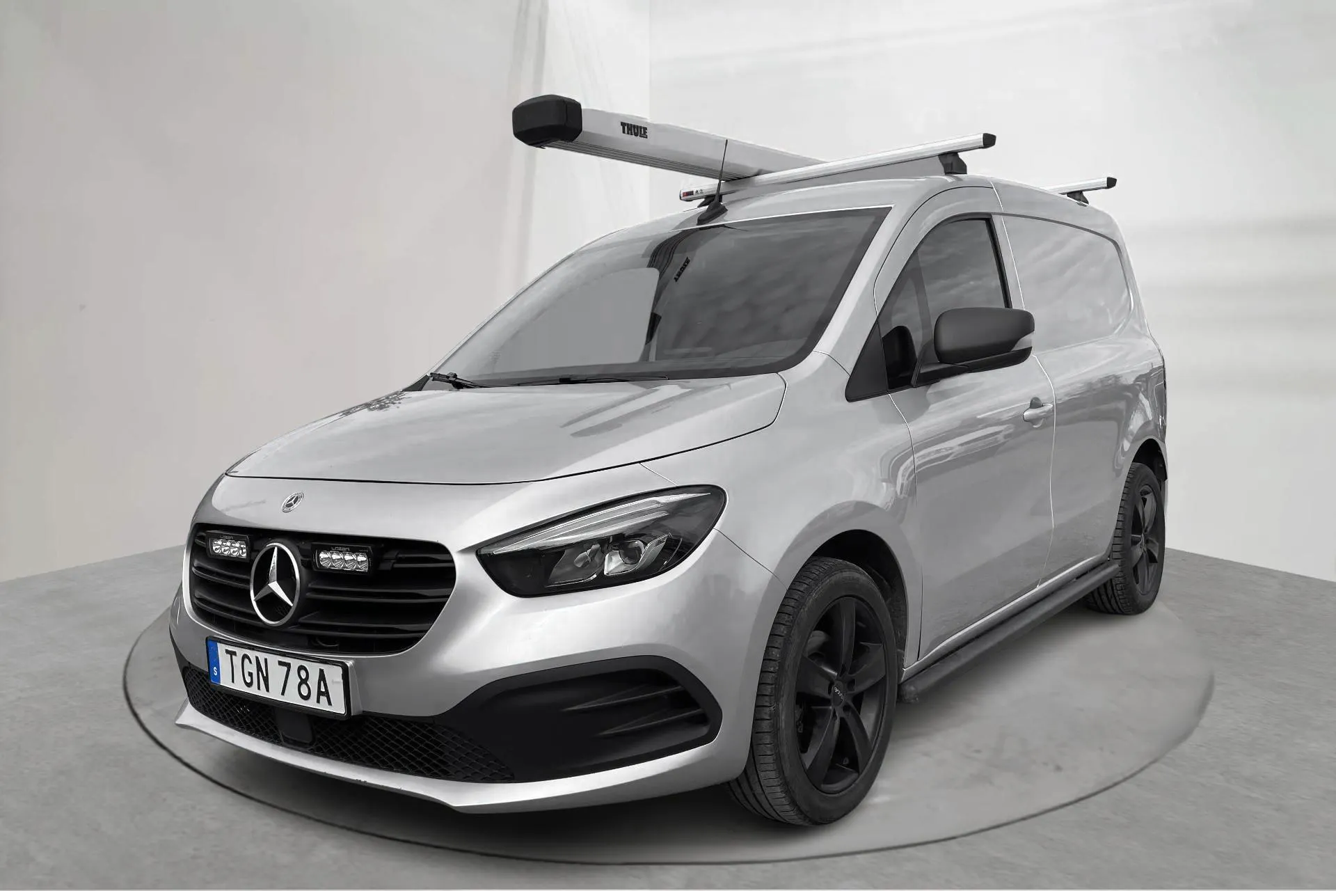 Presentationsfoto 1 av 17: Mercedes Citan 112 1.5 CDI (116hk) - 8 552 mil - Automat - silver - 2023