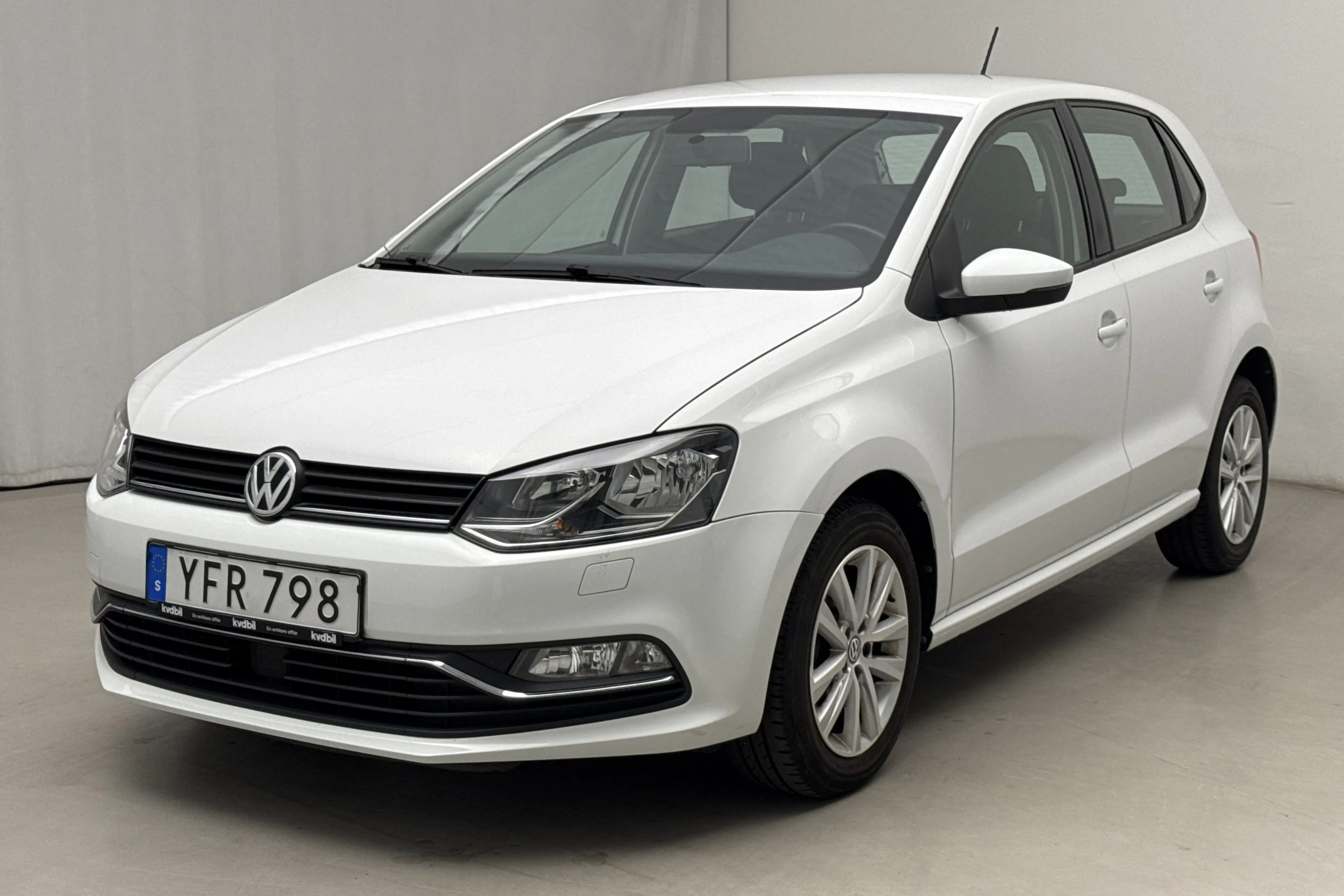 Presentation photo 1 of 15: VW Polo 1.2 TSI 5dr (90hk) - 39 070 km - Automatic - white - 2017
