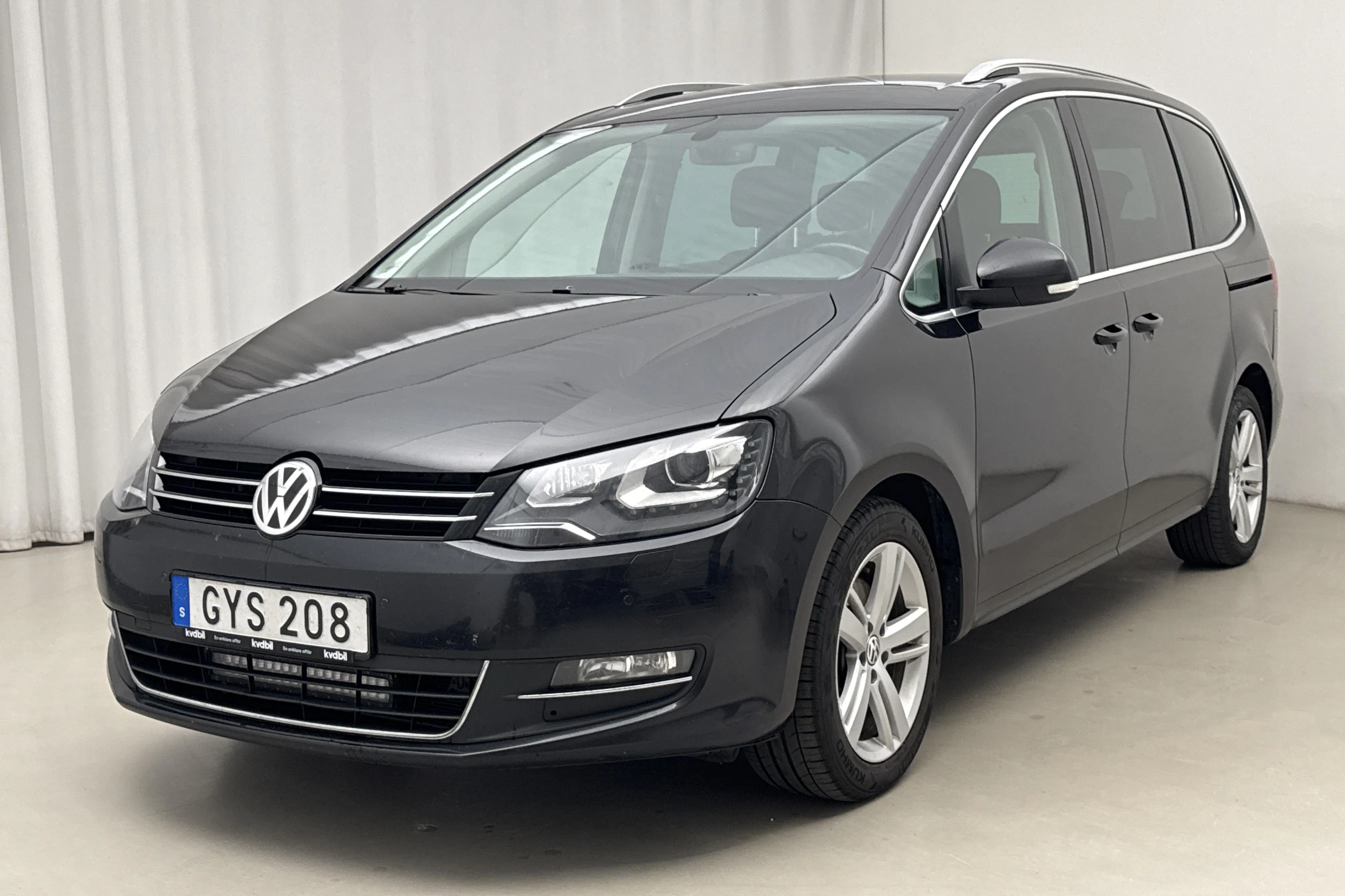 Presentation photo 1 of 18: VW Sharan 2.0 TDI 4Motion (184hk) - 291 000 km - Automatic - black - 2018