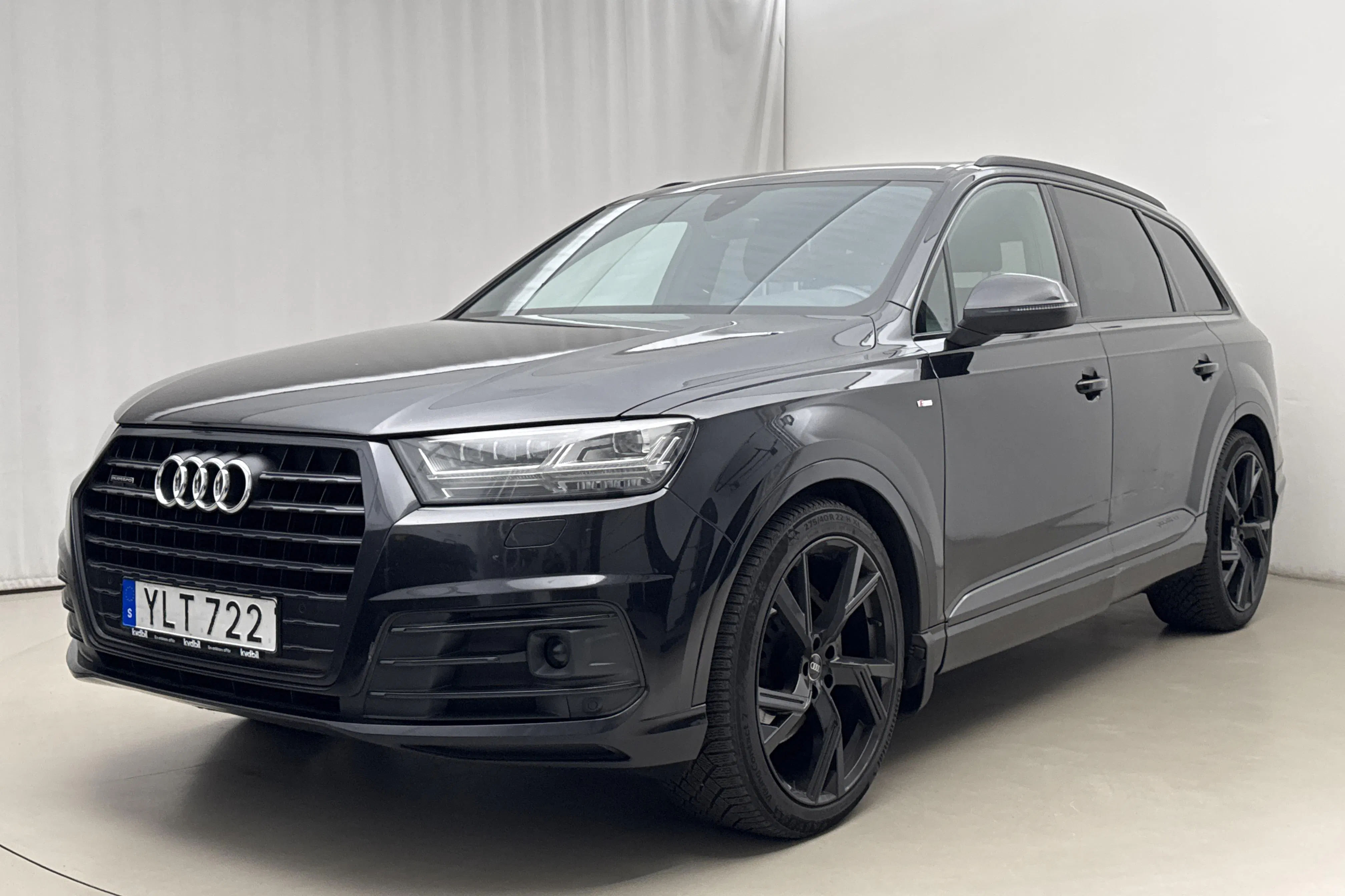 Presentation photo 1 of 22: Audi Q7 3.0 TDI quattro (272hk) - 177 660 km - Automatic - black - 2017