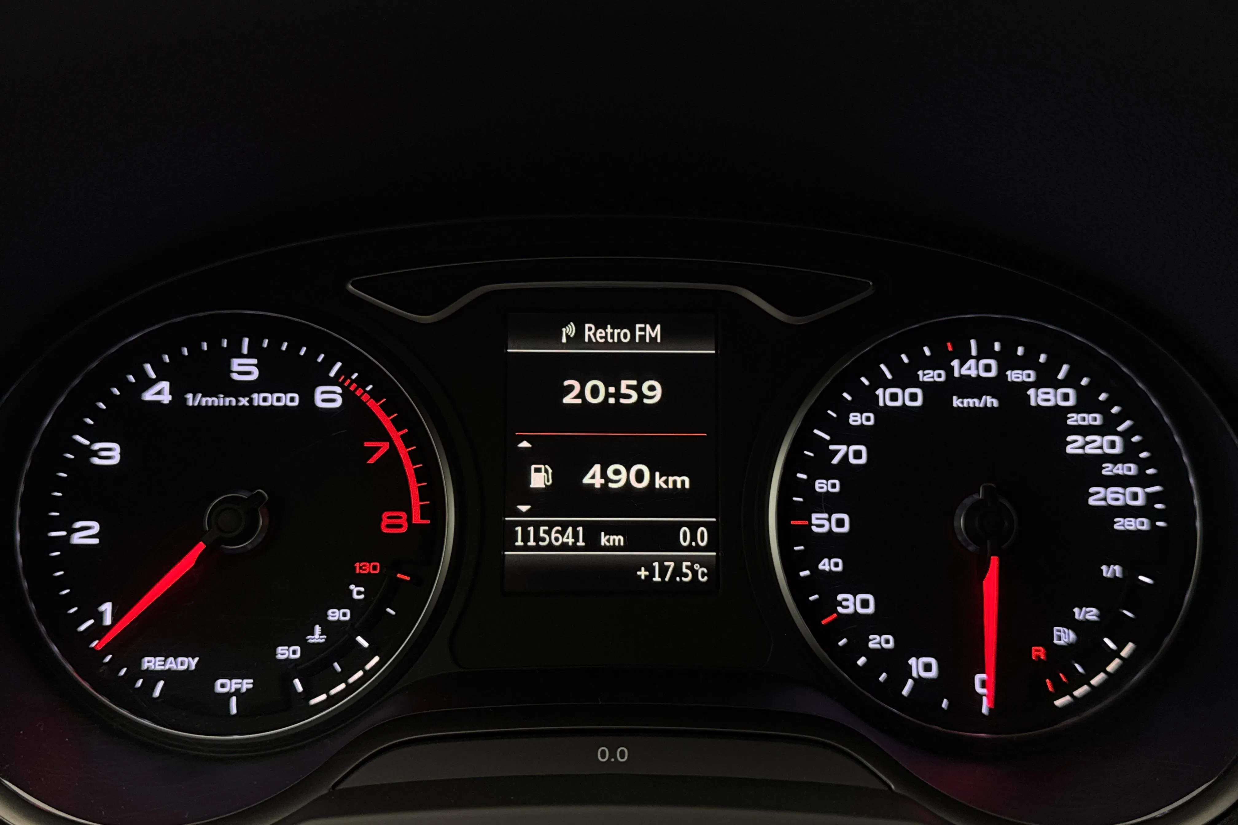 Presentationsfoto 15 av 15: Audi A3 1.2 TFSI Sportback (110hk) - 11 564 mil - Manuell - silver - 2016