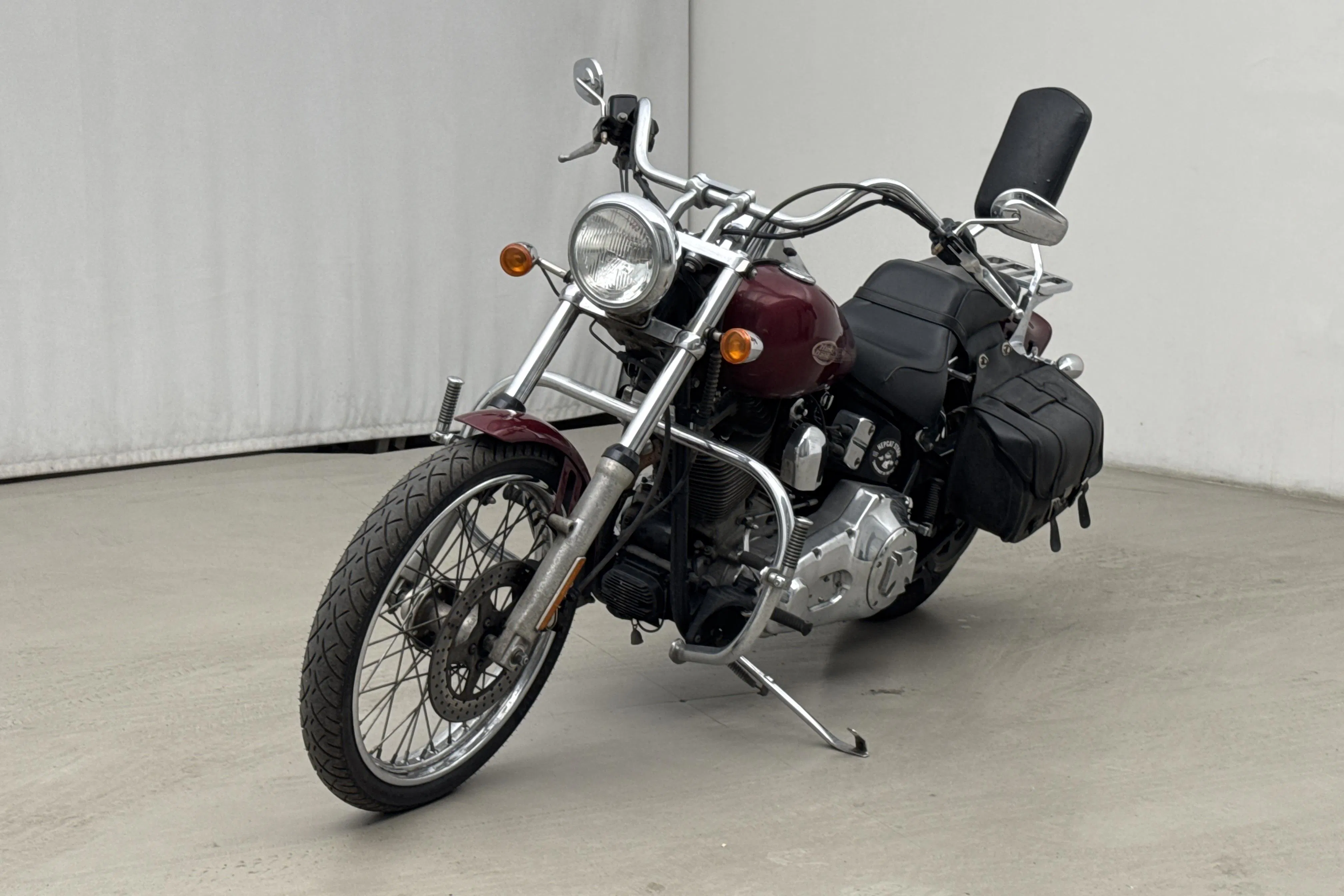 Presentationsfoto 1 av 14: HARLEY-DAVIDSON FXST Softail Standard Motorcykel - 14 041 mil - Manuell - Ljusbrun - 2001